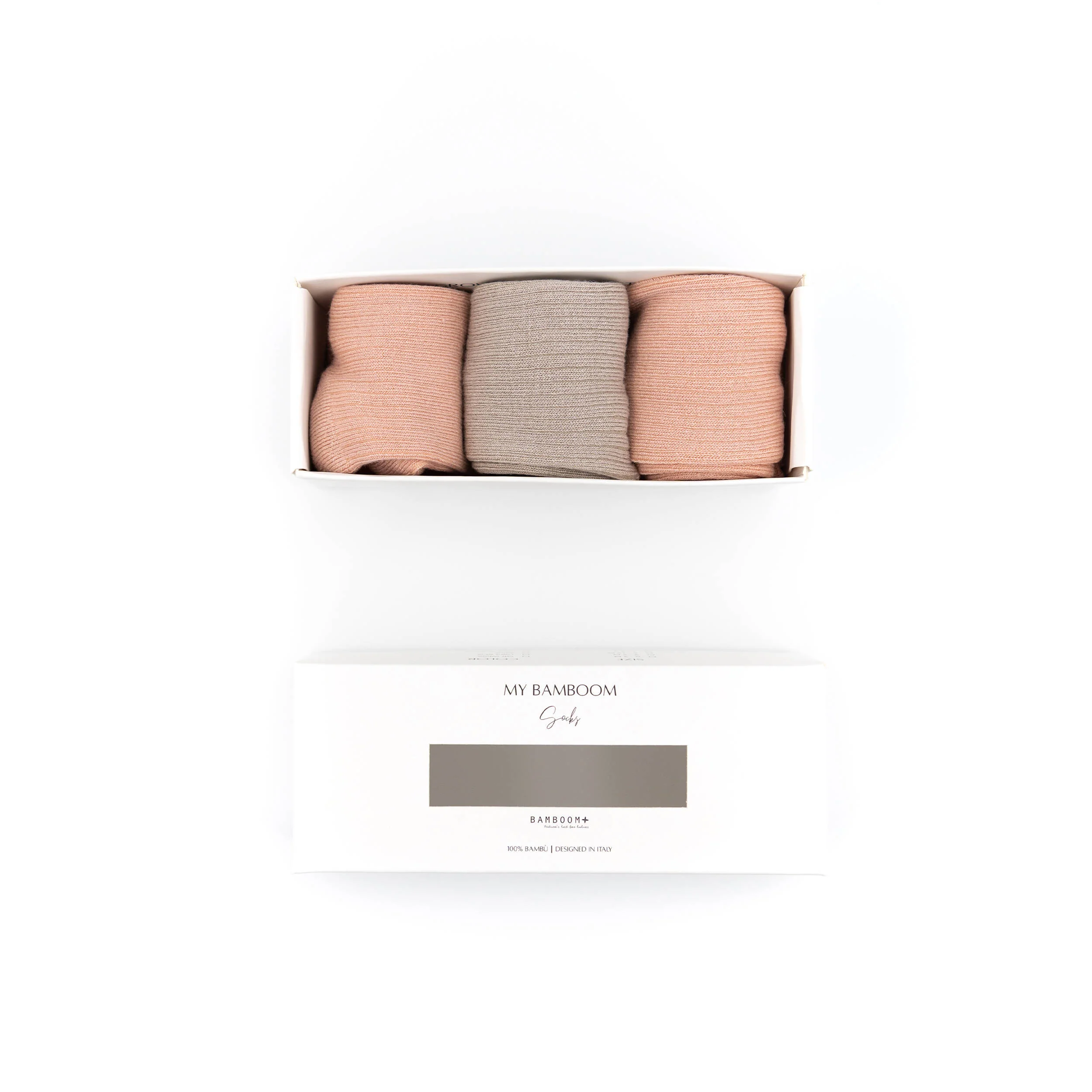 3PC in GIFT BOX Calza Antiscivolo - ROSA 04