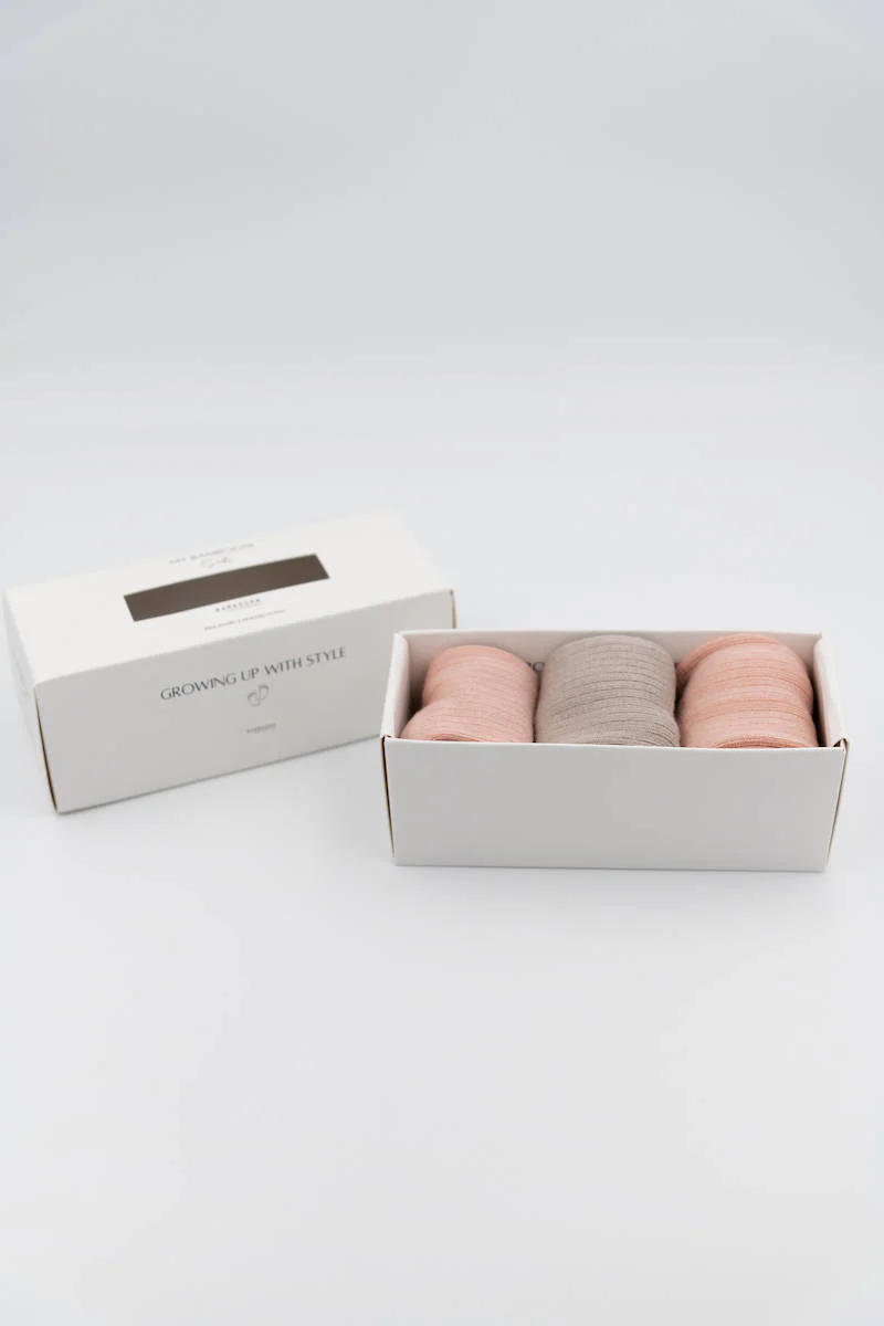 3PC in GIFT BOX Calza Antiscivolo - ROSA 04 - Image 2