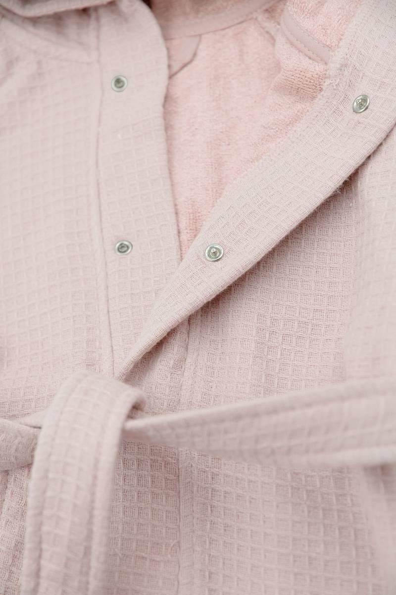 Accappatoio Waffle - VINTAGE PINK 341 - Image 3