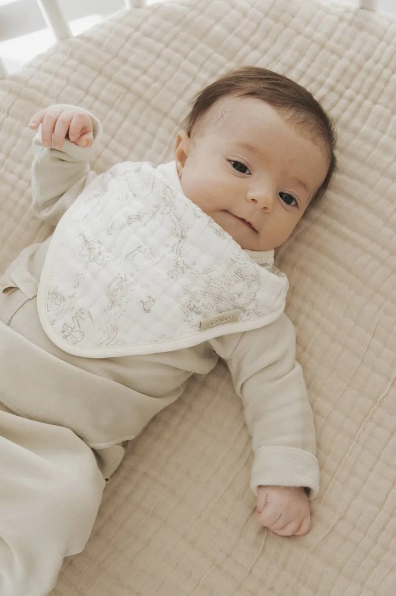 Bib Triangle - Nuvola - BOOMY'S WORLD OYSTER GREY 119 - Image 3