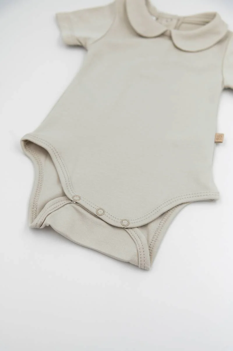 Body Bimba Collo Tondo Maniche corte - SAND 10 - Image 3
