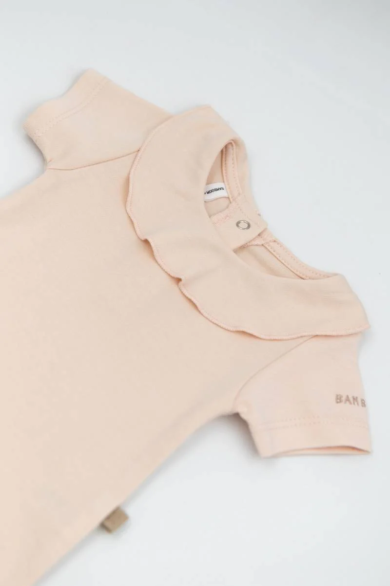 Body Bimba Collo Volant maniche corte - LIGHT PINK 504 - Image 2