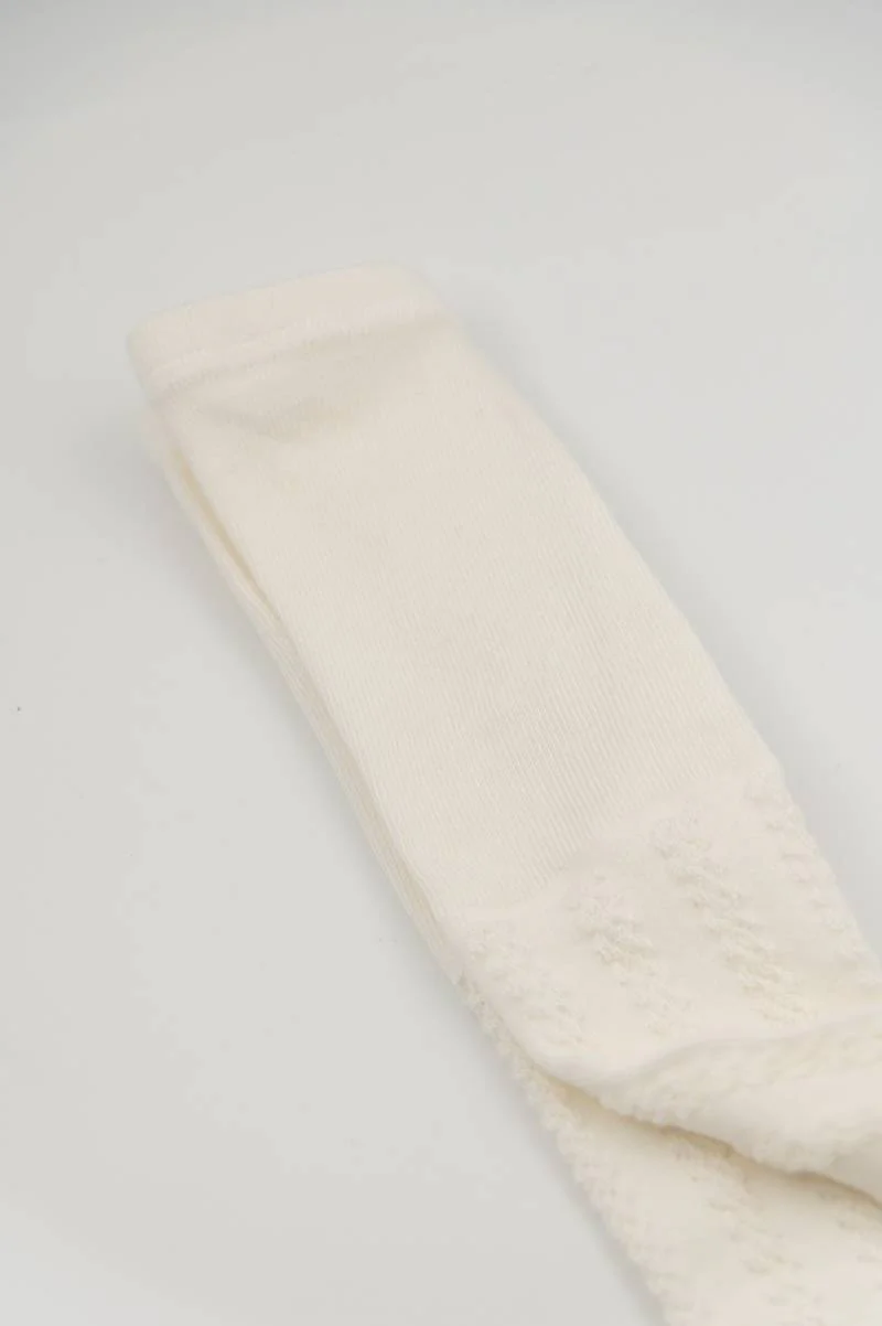 Calza maglia traforata - PANNA 02 - Image 4