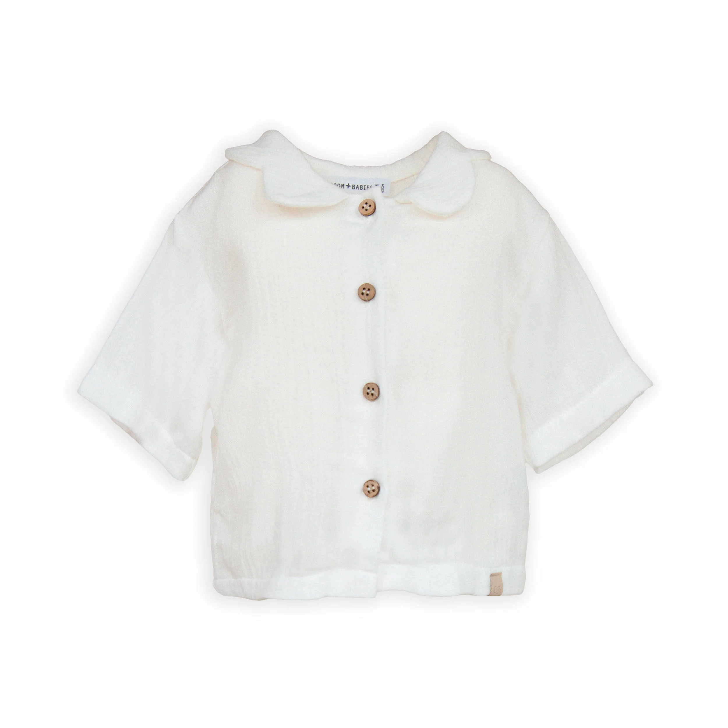Camicia collo a fiore - OFFWHITE 111