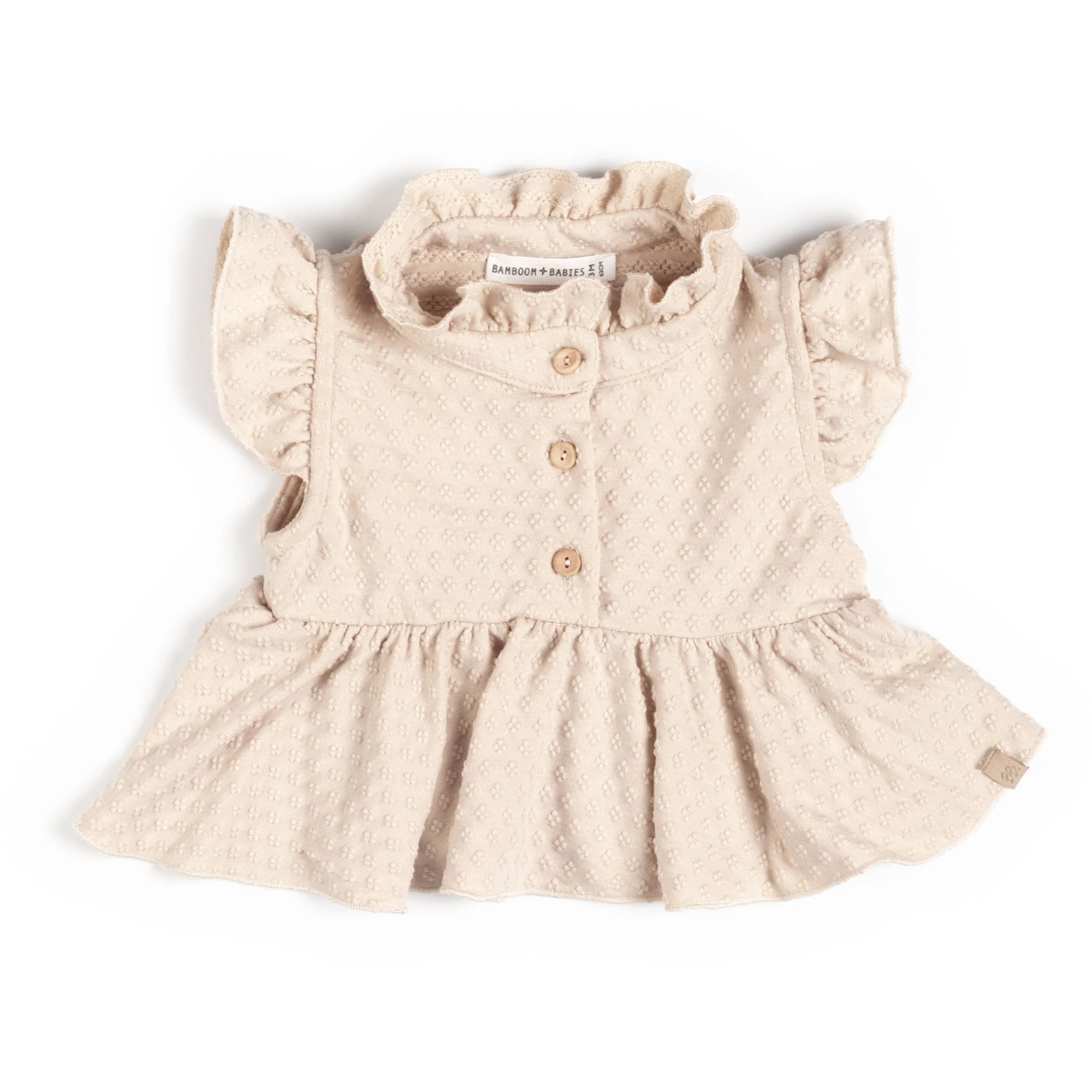 Camicia Dots - ALMOND CREAM 273