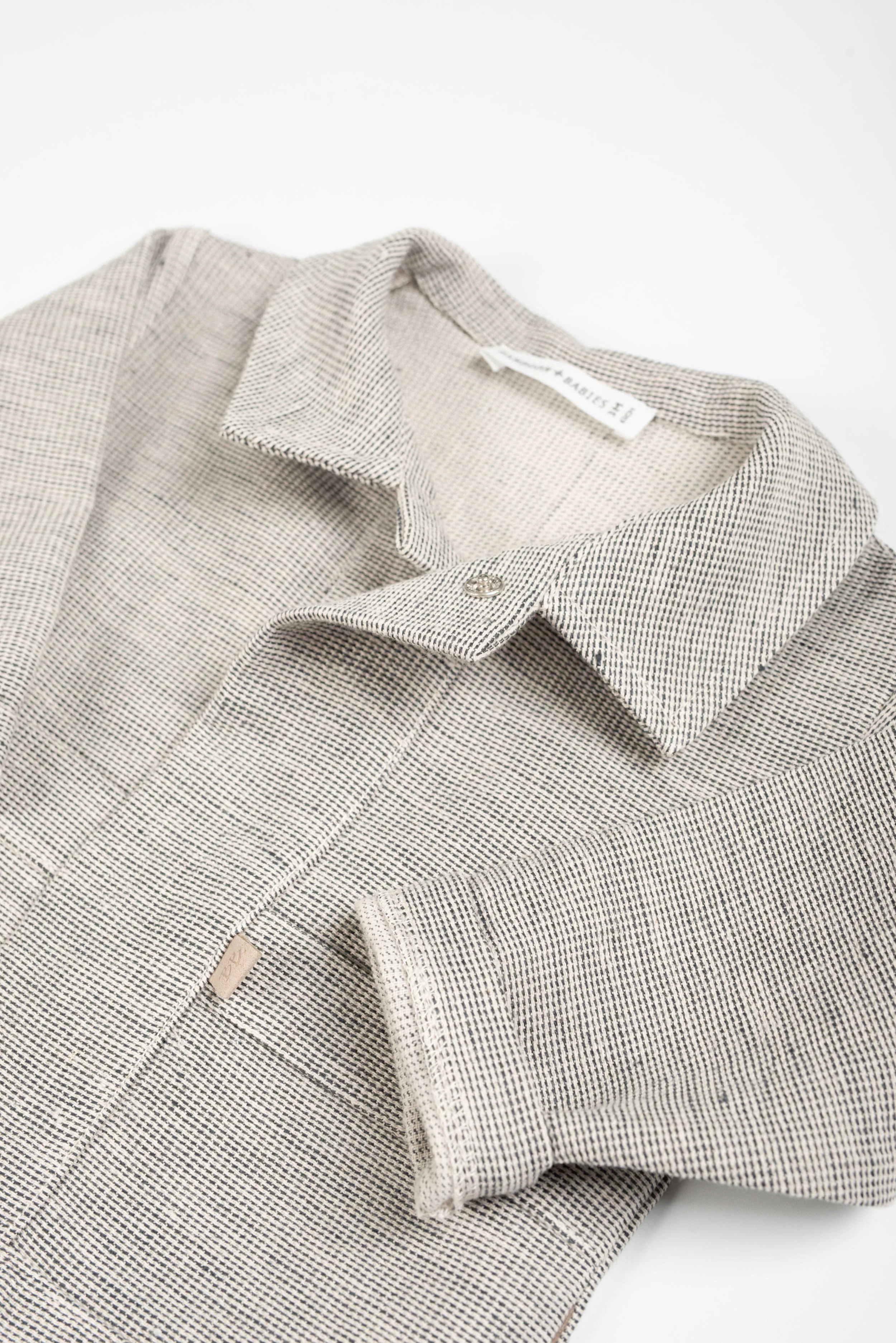 Camicia giacca over - BLU 07 - Image 3