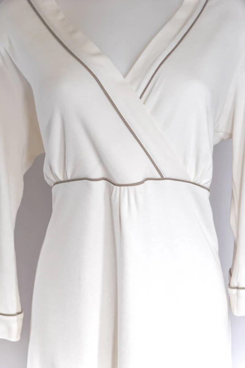 Camicia notte Premaman & Allattamento - Ivory 043 - Image 3