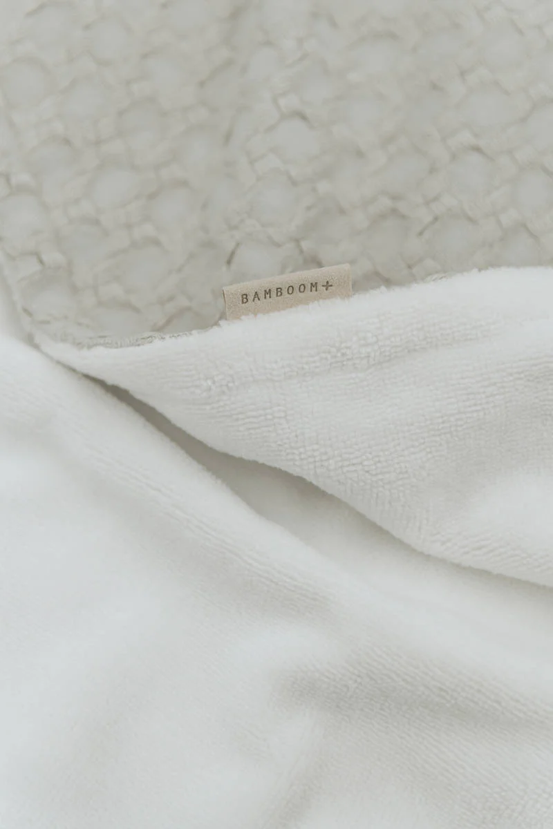 Coperta lettino 140X100 Honey + spugna peluche - OYSTER GREY 112 - Image 4