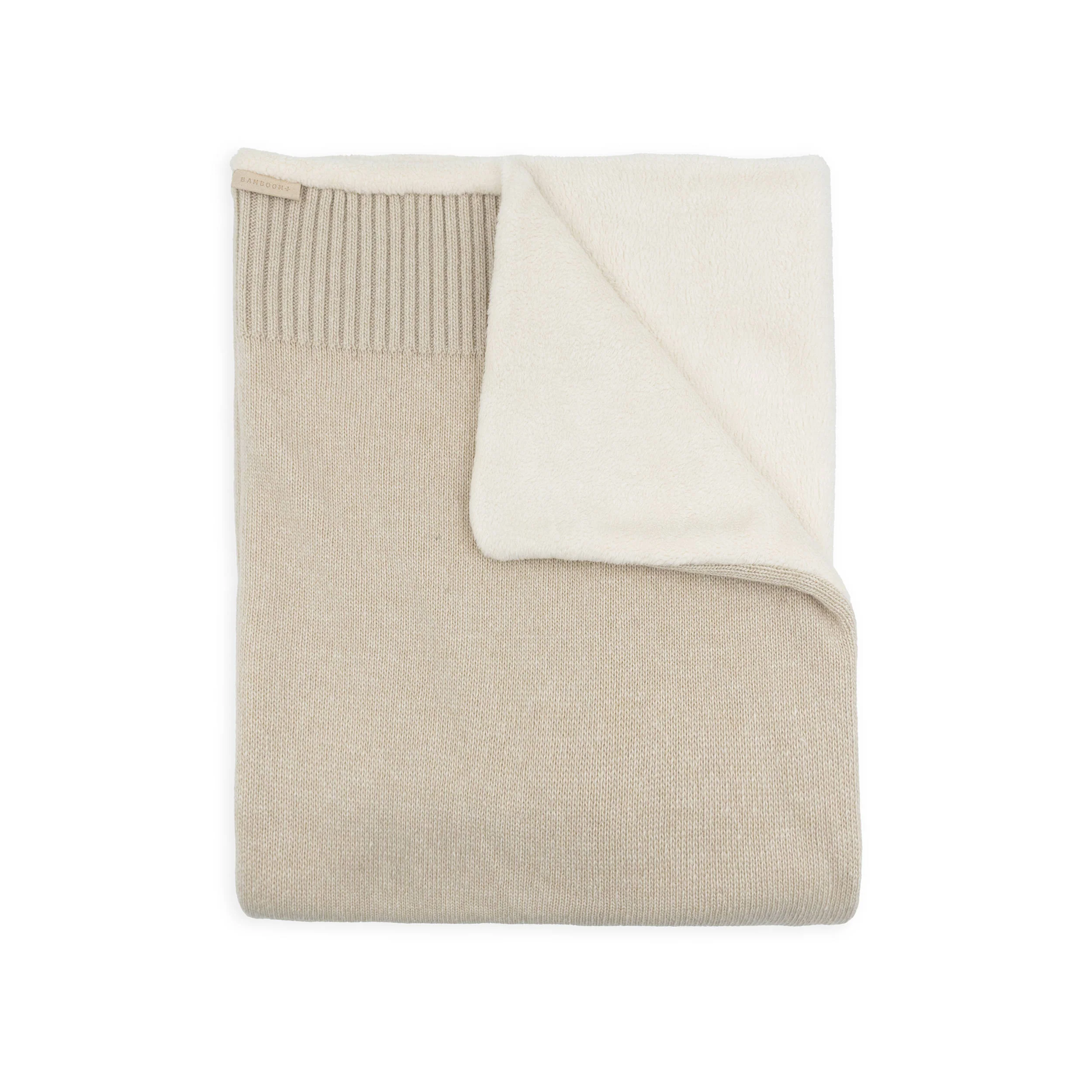 Copertina 4 stagioni con Cashmere e lato teddy - STONE SAND 505