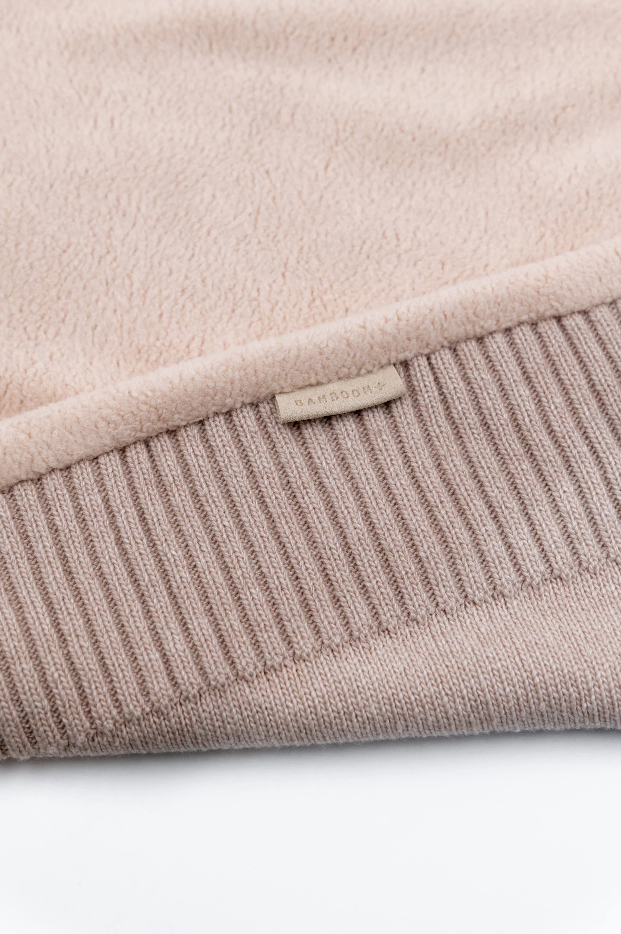 Copertina 4 stagioni con Cashmere e lato teddy - VINTAGE PINK 341 - Image 2