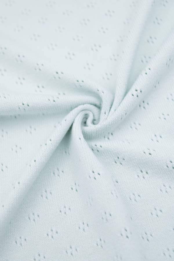 Copertina lavorata a maglia estiva - OCEAN BLU 200 - Image 2