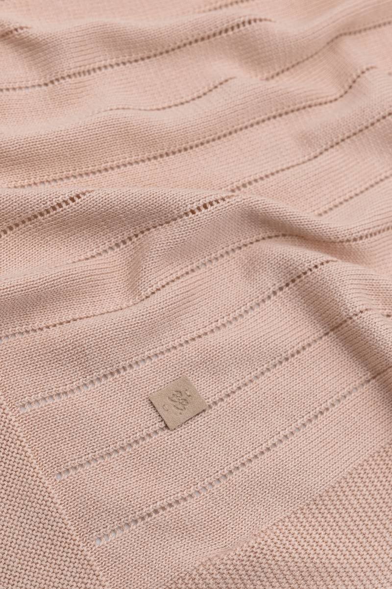 Copertina righe knitted - Rosa 04 - Image 3