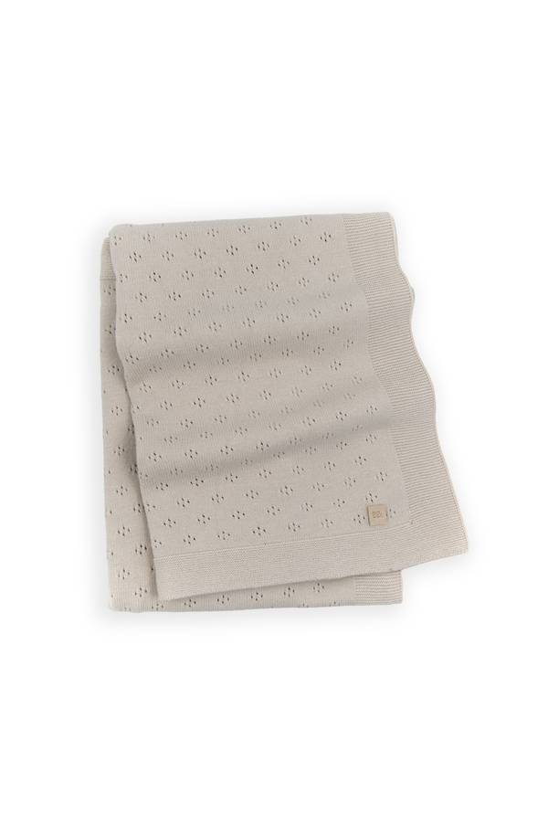 Copertina lavorata a maglia estiva - SAND 10