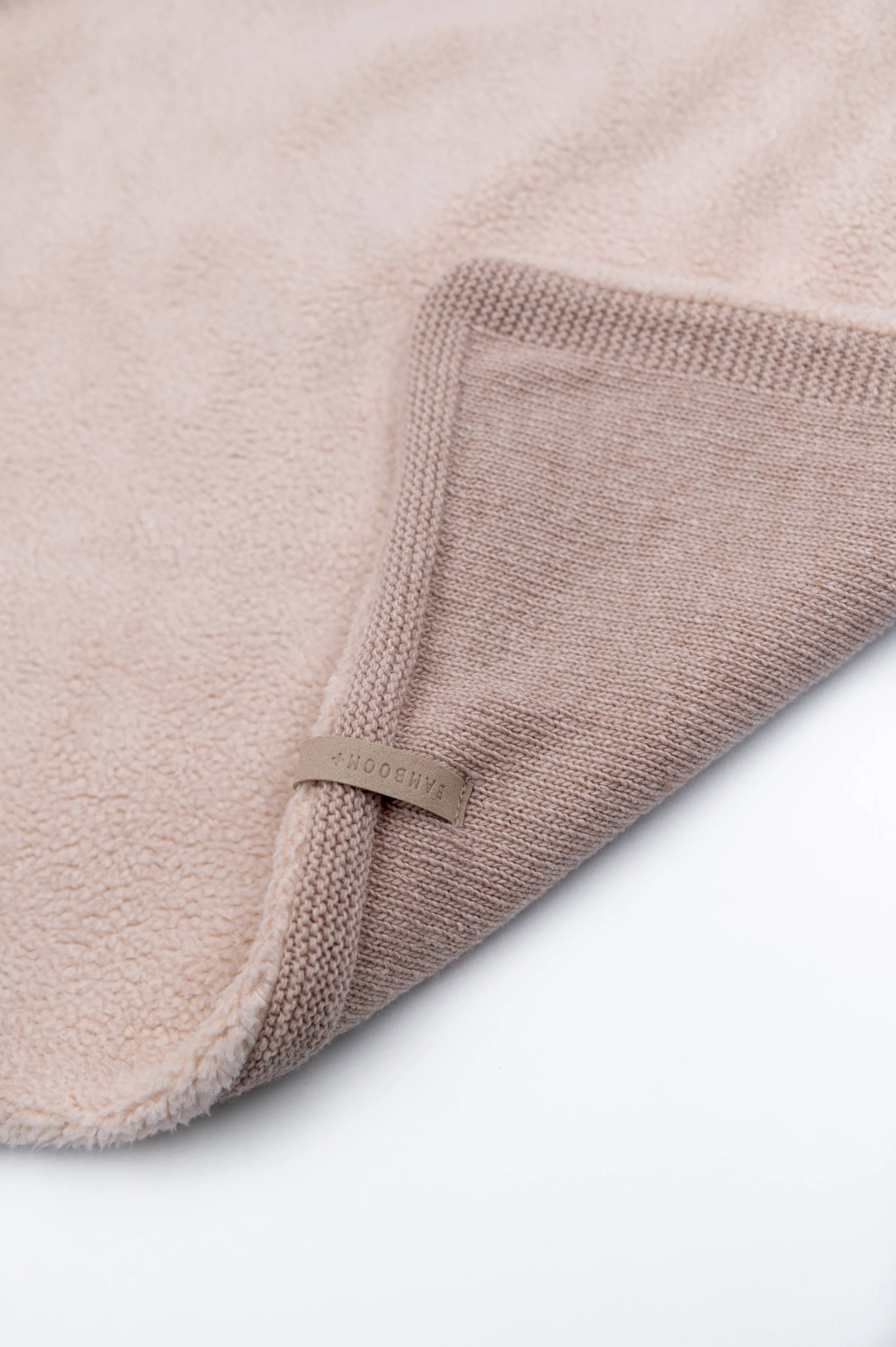Copertina Wrap 4 stagioni con Cashmere e lato teddy - VINTAGE PINK 341 - Image 3