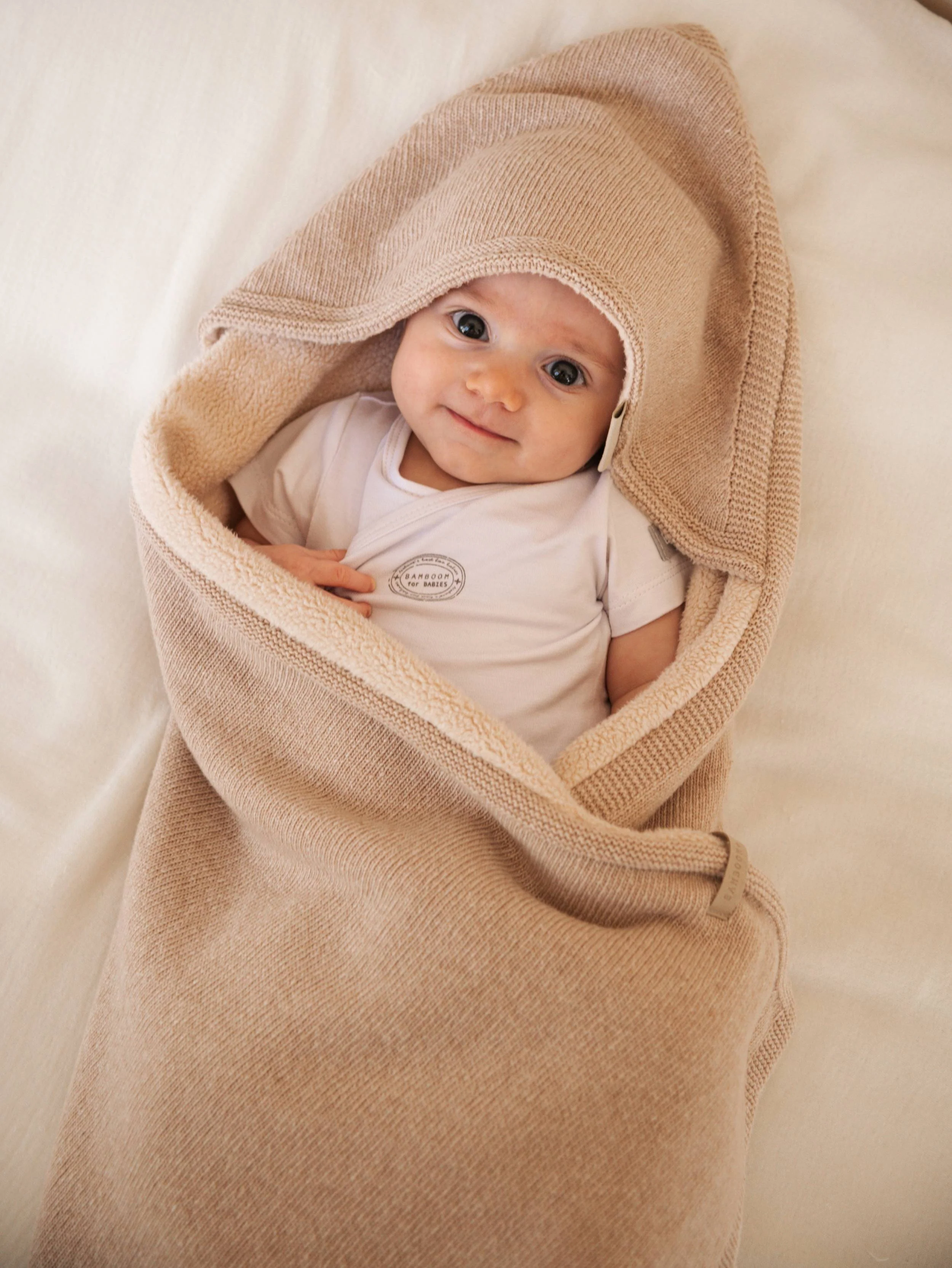 Copertina Wrap 4 stagioni con Cashmere e lato teddy - VINTAGE PINK 341 - Image 9