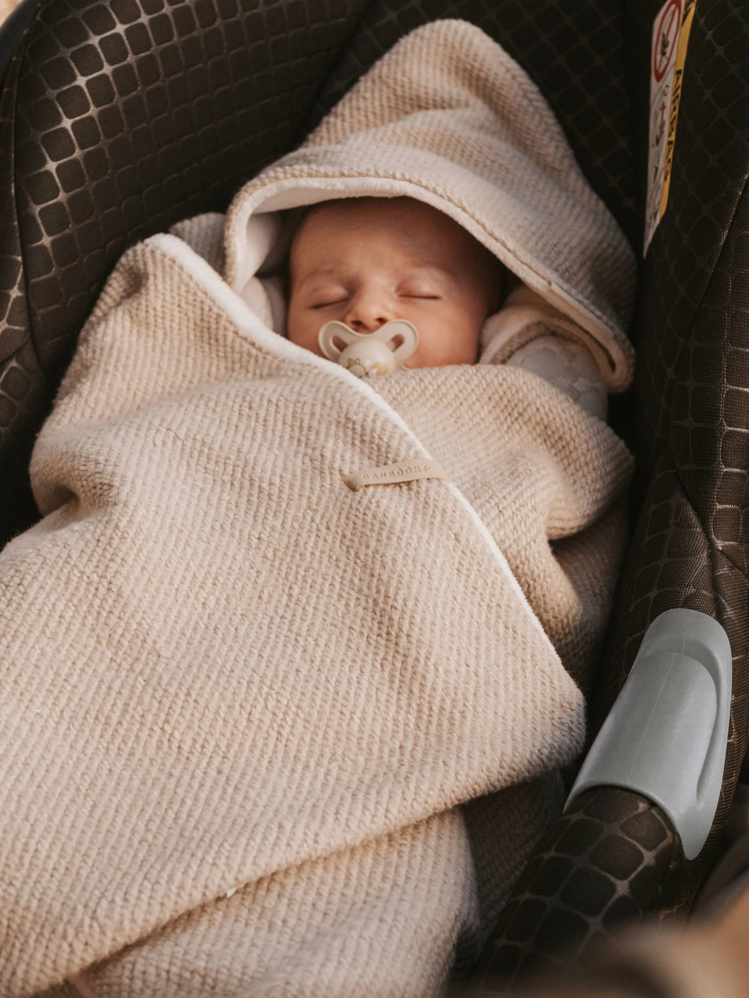 Copertina Wrap con cappuccio brushed - NEUTRAL PINK 47 - Image 8