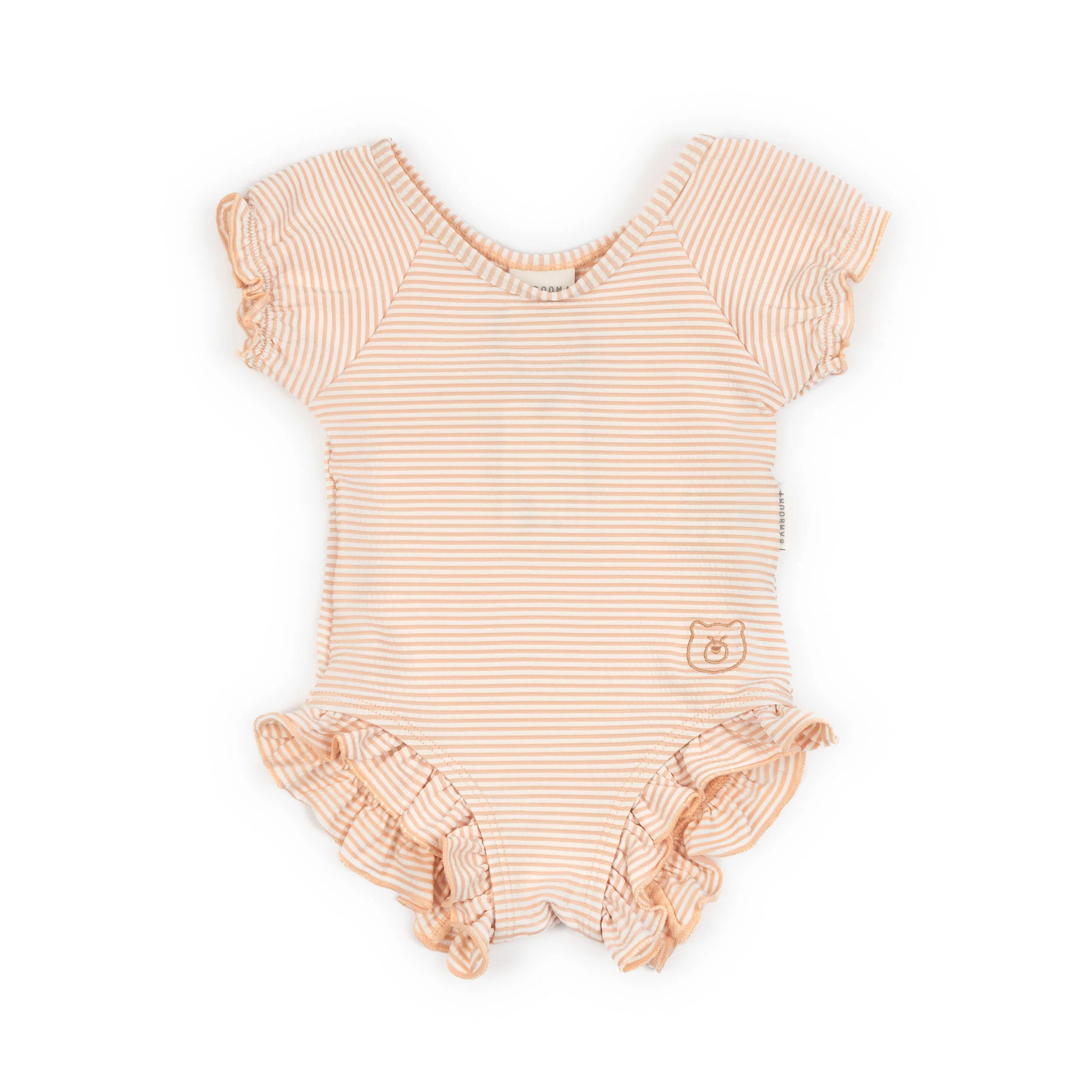 Costume da bagno con spalle coperte - PINK STRIPES BEAR 435