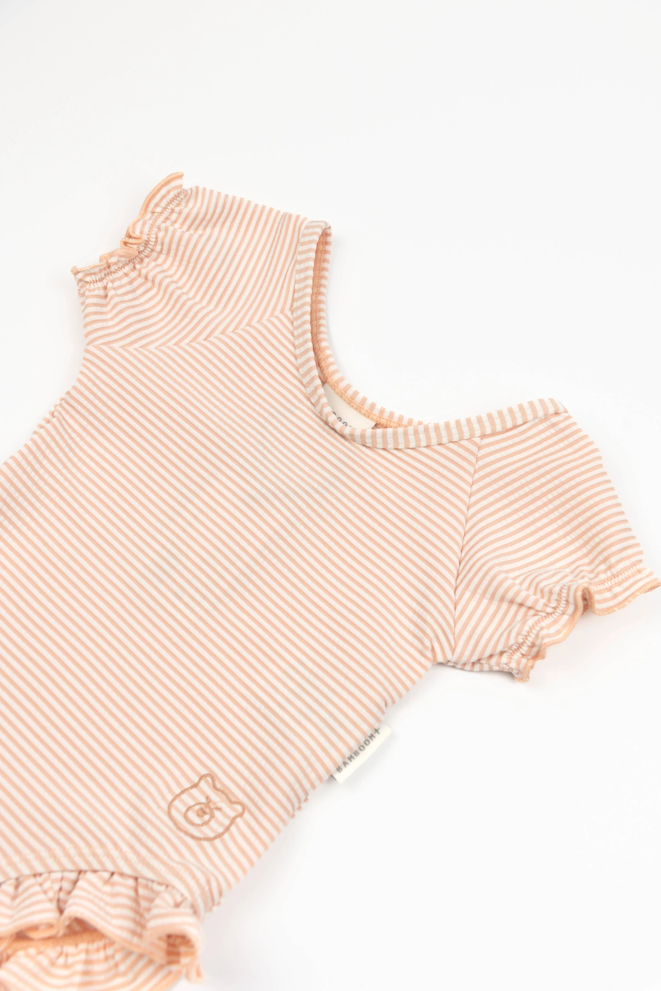 Costume da bagno con spalle coperte - PINK STRIPES BEAR 435 - Image 2