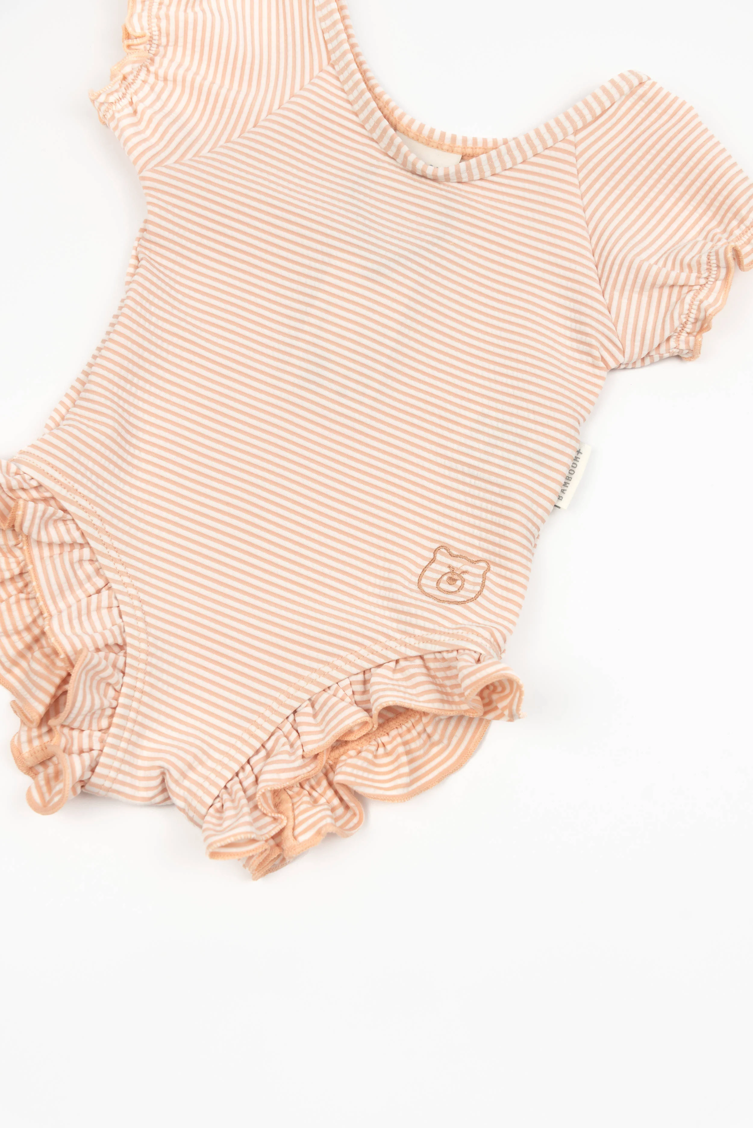 Costume da bagno con spalle coperte - PINK STRIPES BEAR 435 - Image 3