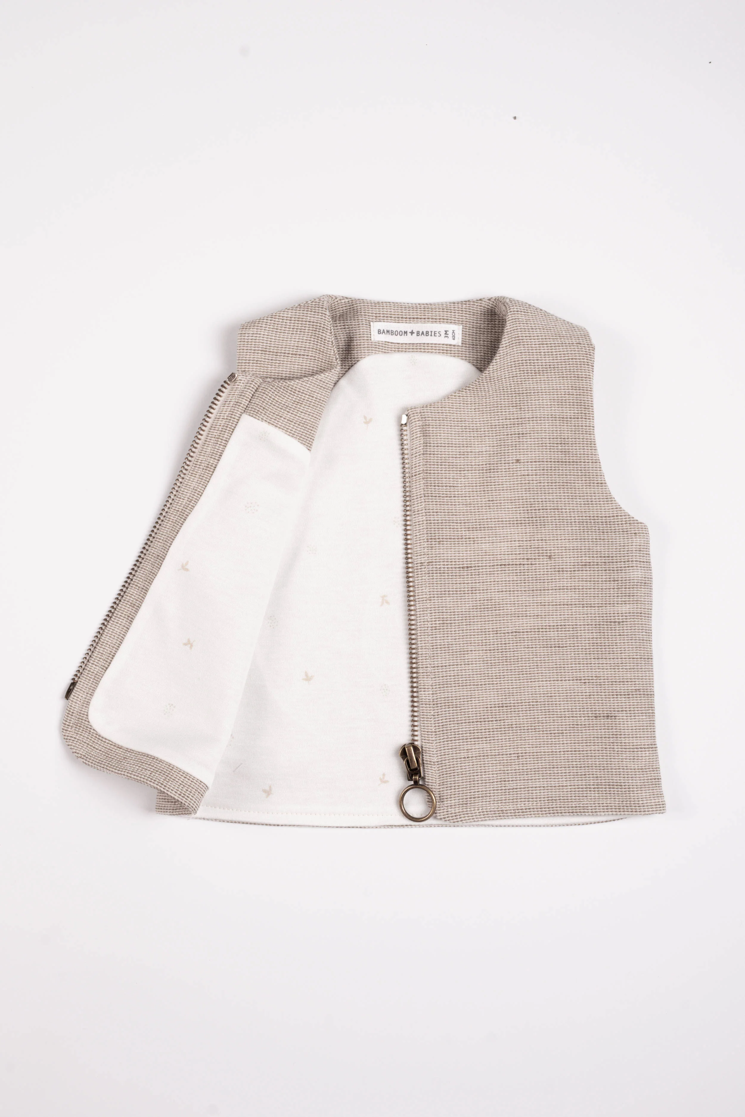 Gilet Orso con zip - MUSTARD 270 - Image 3