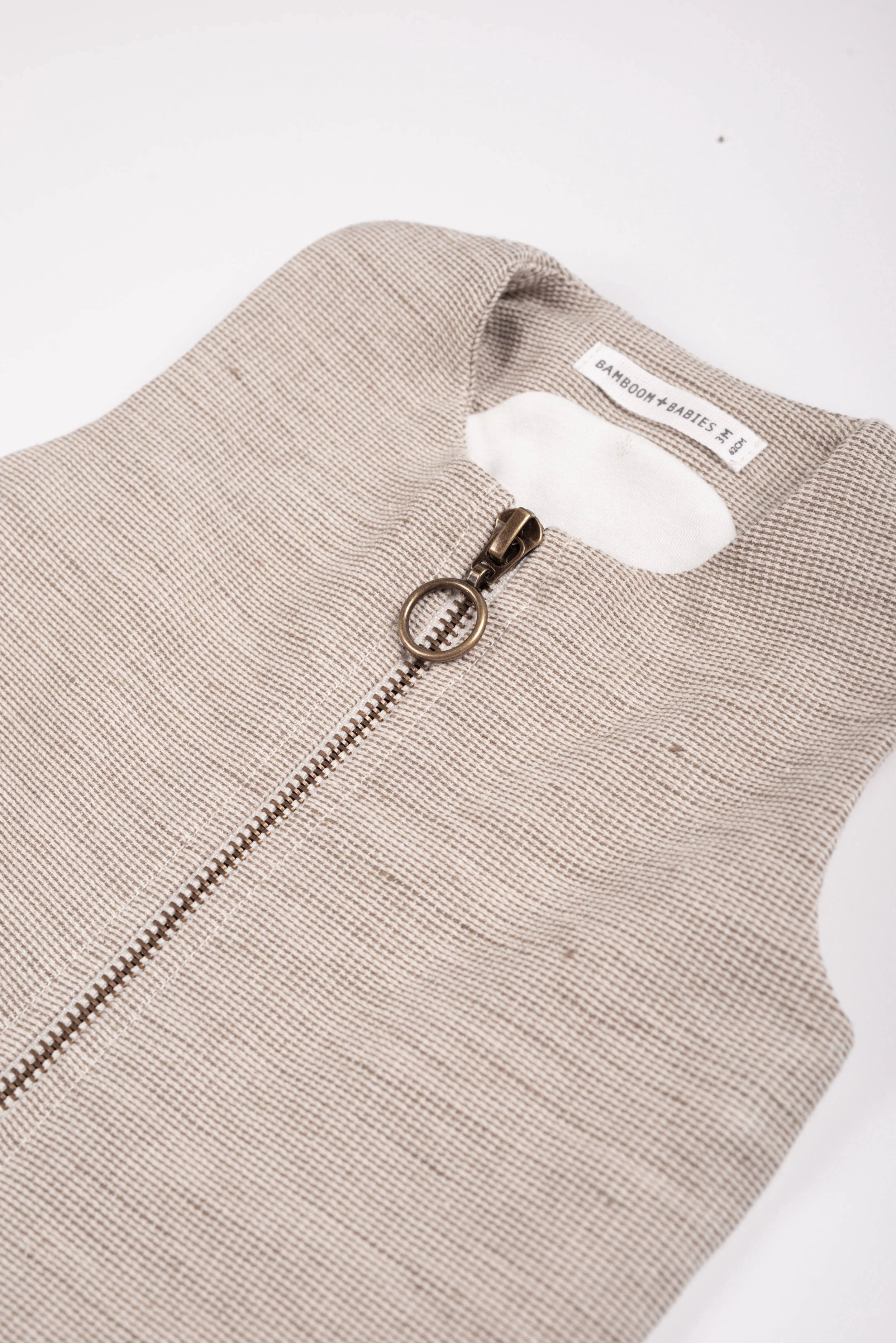 Gilet Orso con zip - MUSTARD 270 - Image 4
