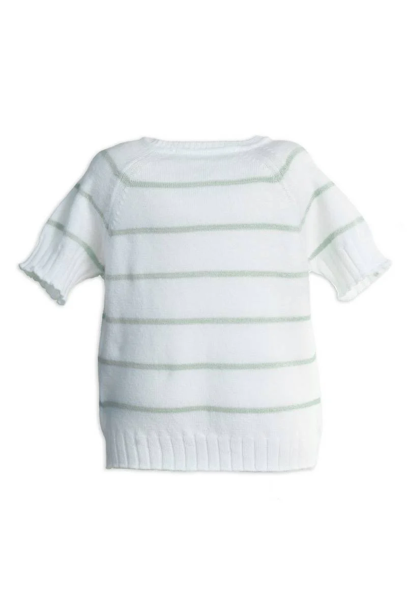 Maglia a righe maniche corte - OCEAN BLU 200 - Image 2
