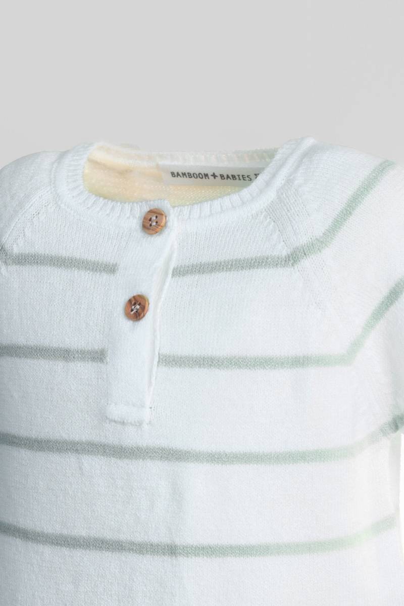 Maglia a righe maniche corte - OCEAN BLU 200 - Image 3