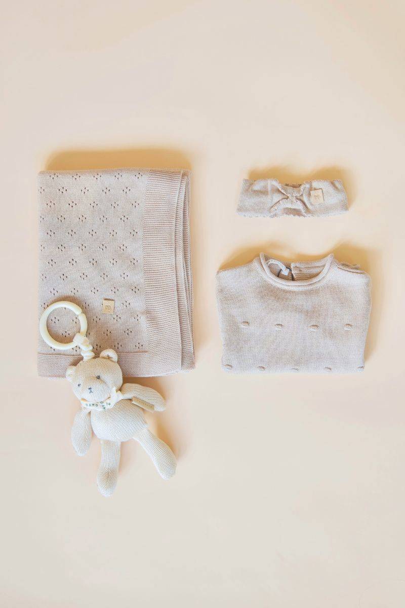 Maglia apertura dietro mini pom-pom - Cammello 33 - Image 4