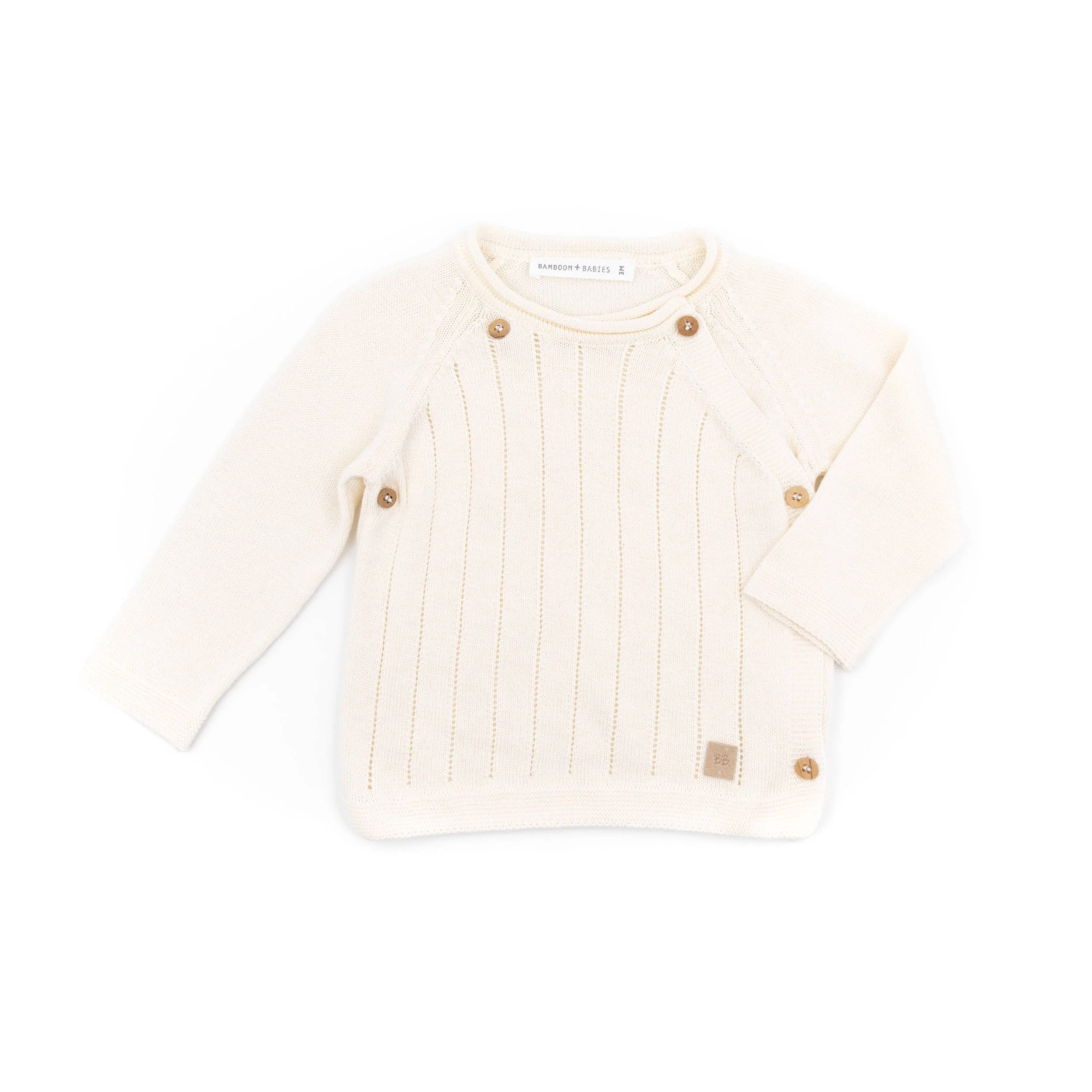 Maglia incrociata trattini - Bianco 01