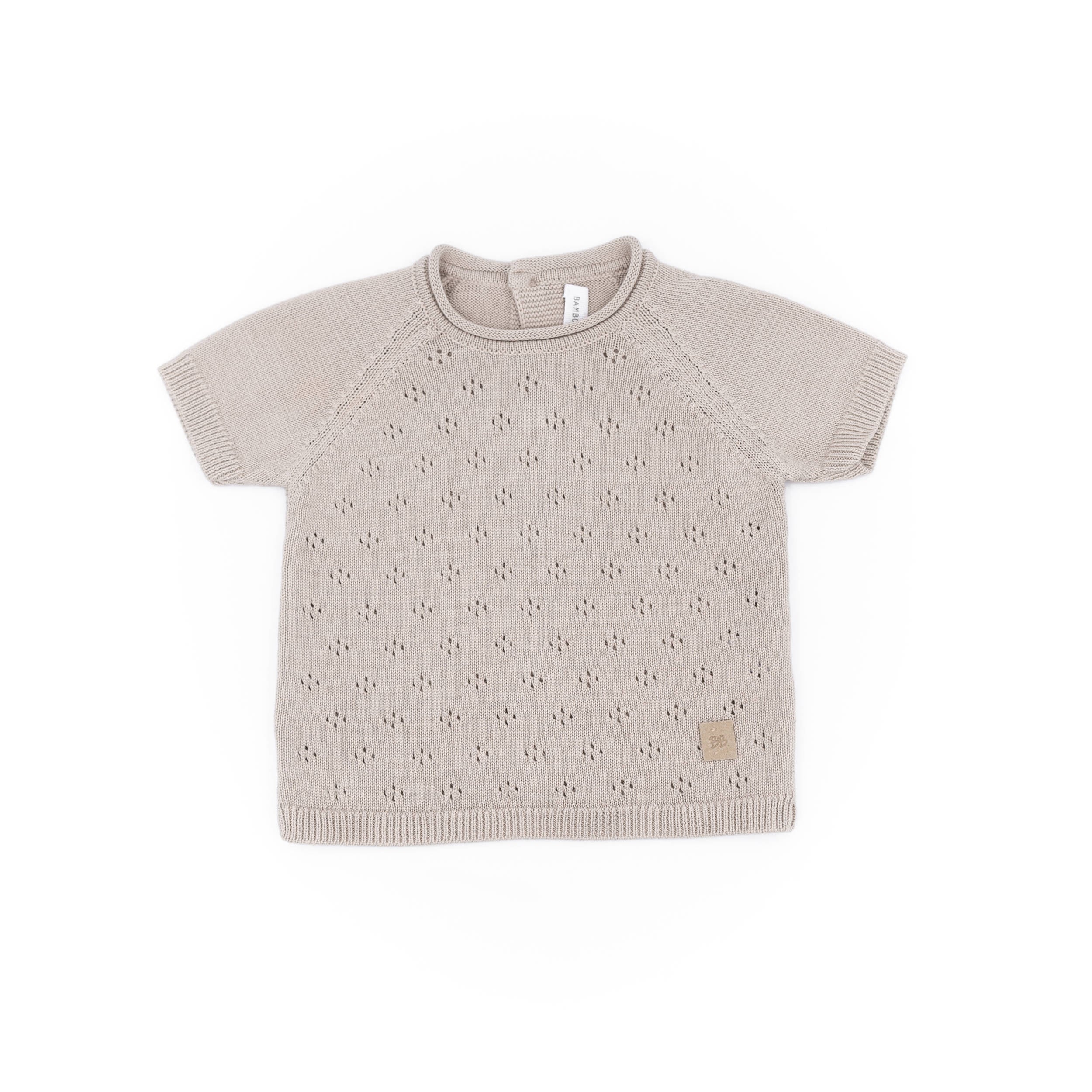 Maglia traforata Knitted - Cammello 33
