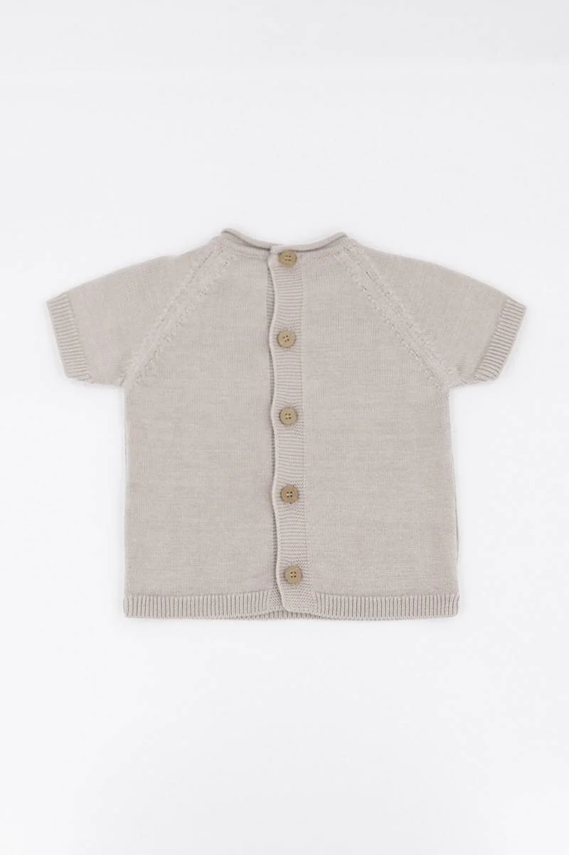 Maglia traforata Knitted - Cammello 33 - Image 2
