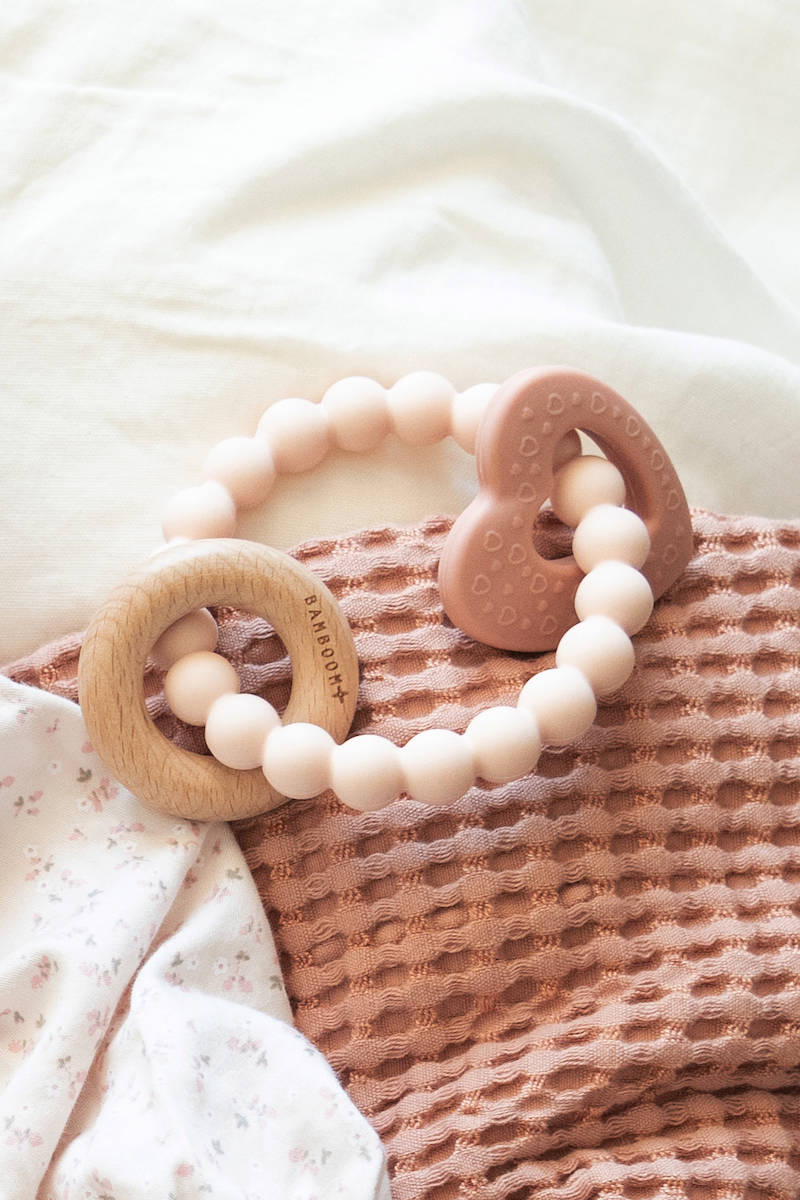 Massaggiagengive legno & silicone cuore - Rosa - ROSA 04 - Image 4