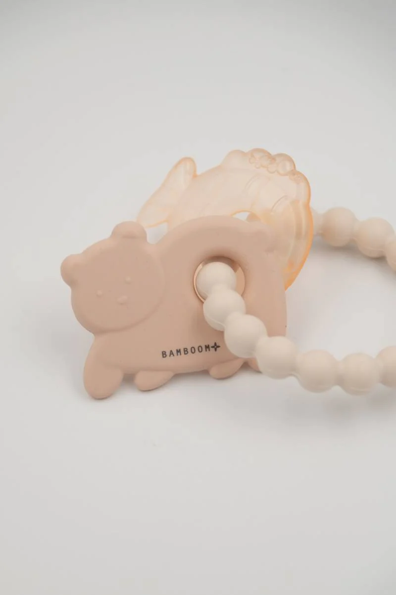 Massaggiagengive Orso e Pesce - Soft pink 17 - Image 3