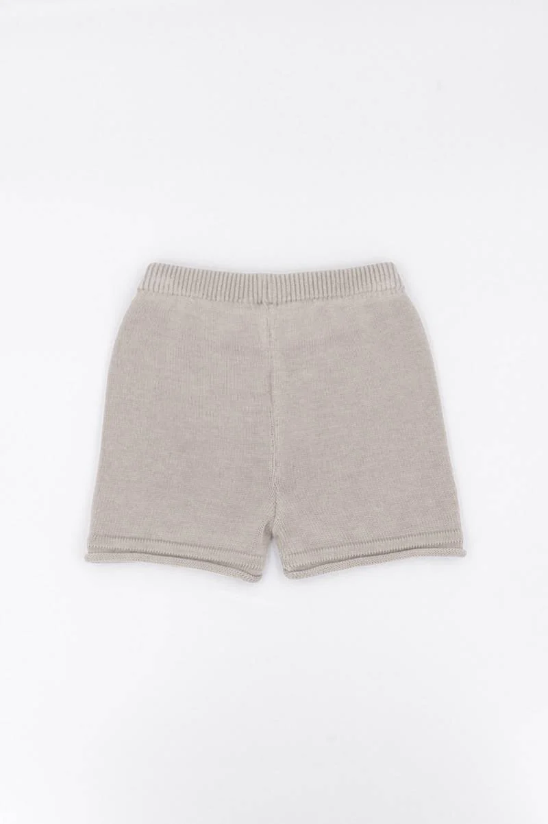 Pantalone corto Knitted - Cammello 33 - Image 3