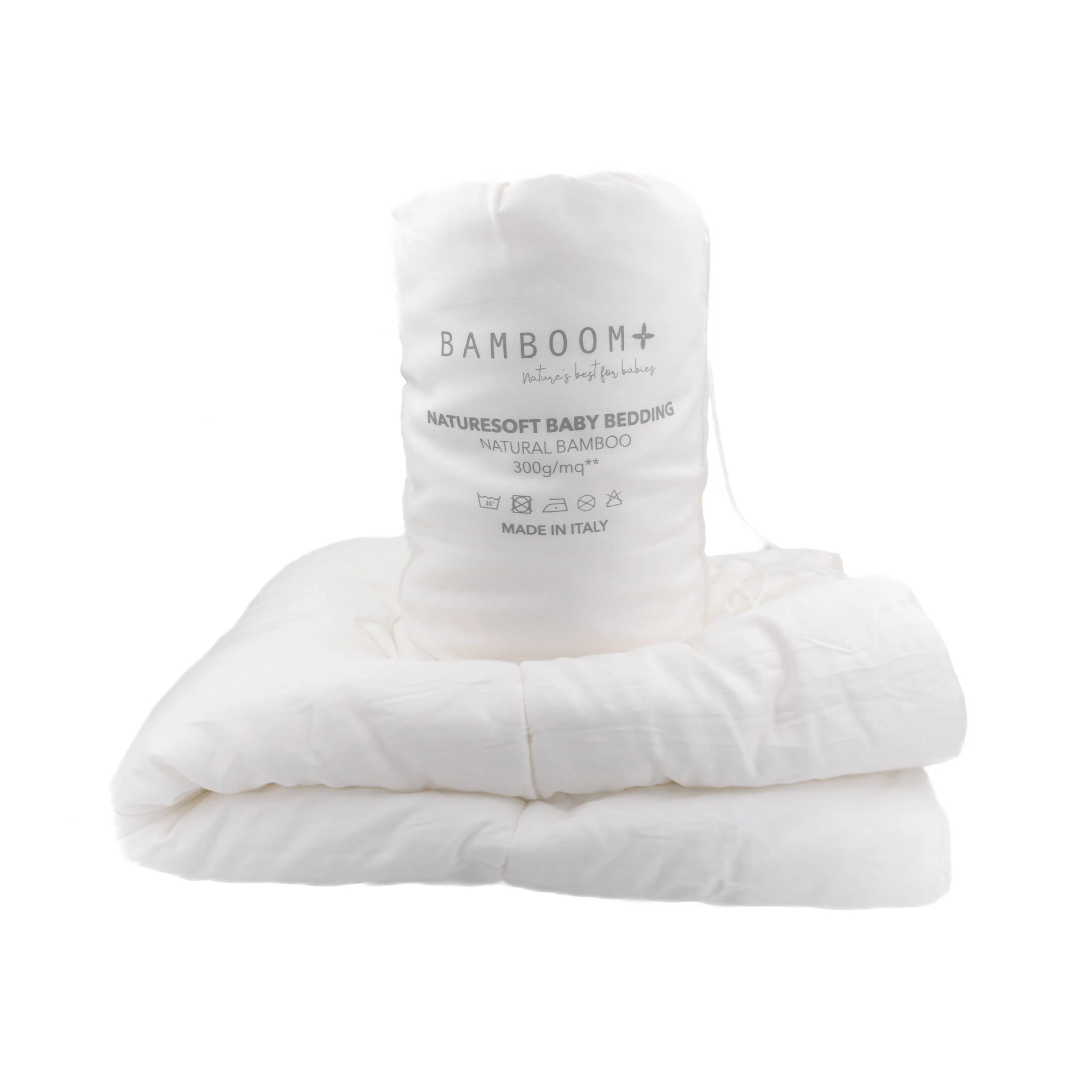 Piumino per LETTINO 100-140cm - Nature Soft Bamboo - Bianco 01