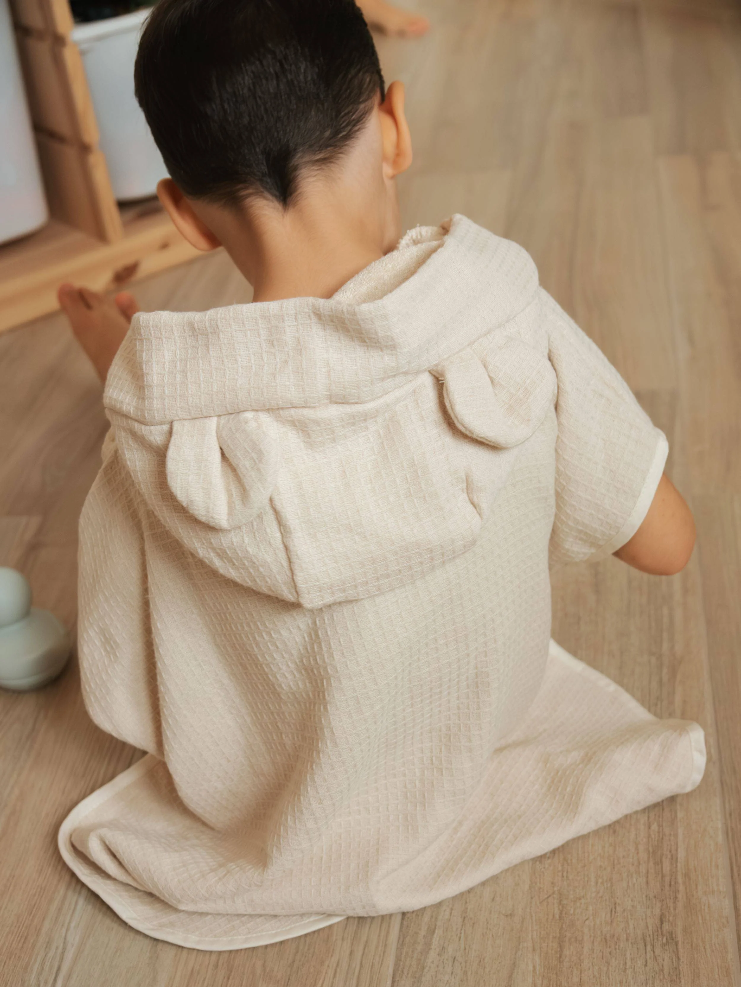 Poncho Waffle - WARM WHITE 345 - Image 6