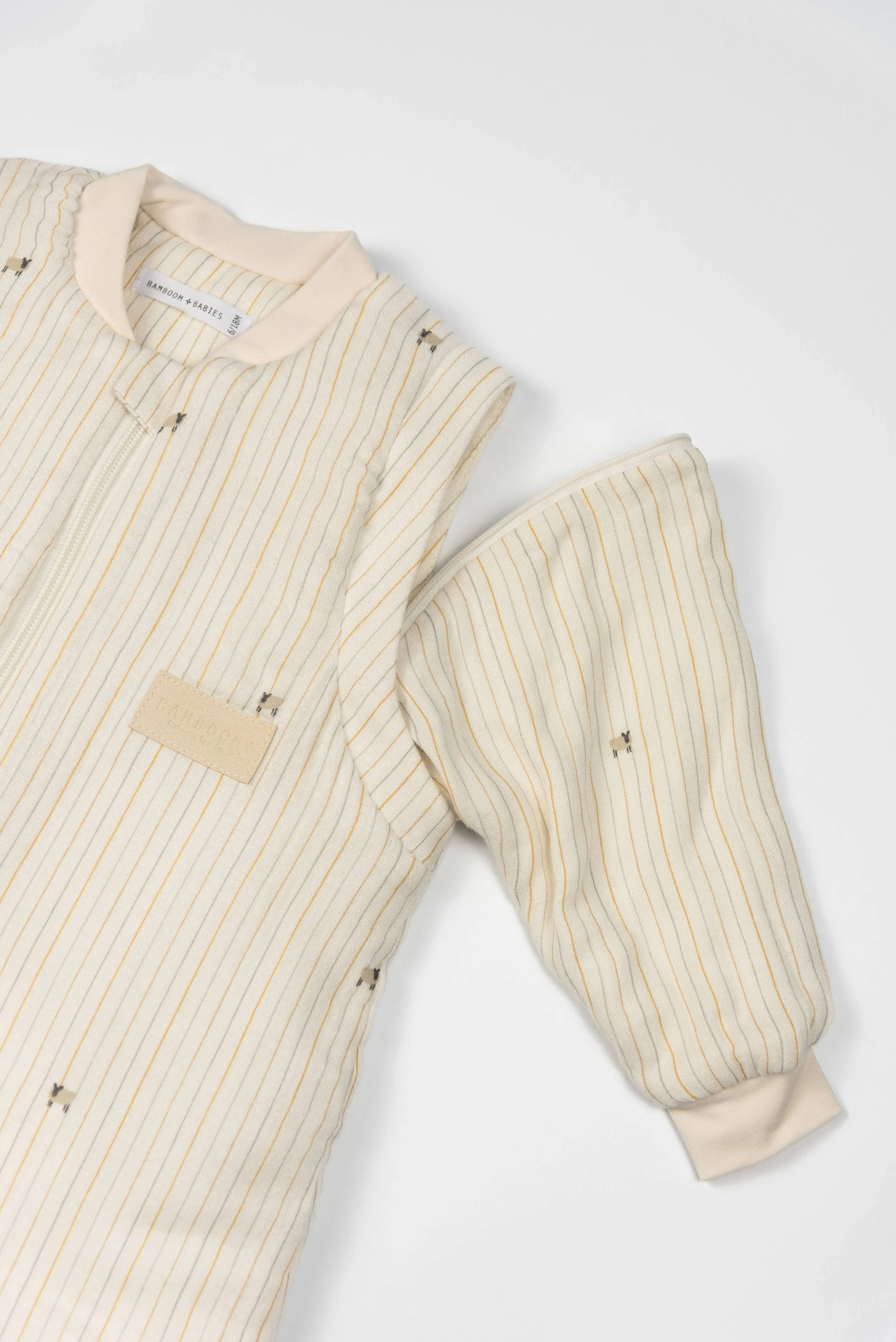Sacco nanna neonato Mini 6-18M - TOG 2.7 con maniche e piedini - FARM STRIPE 532 - Image 2