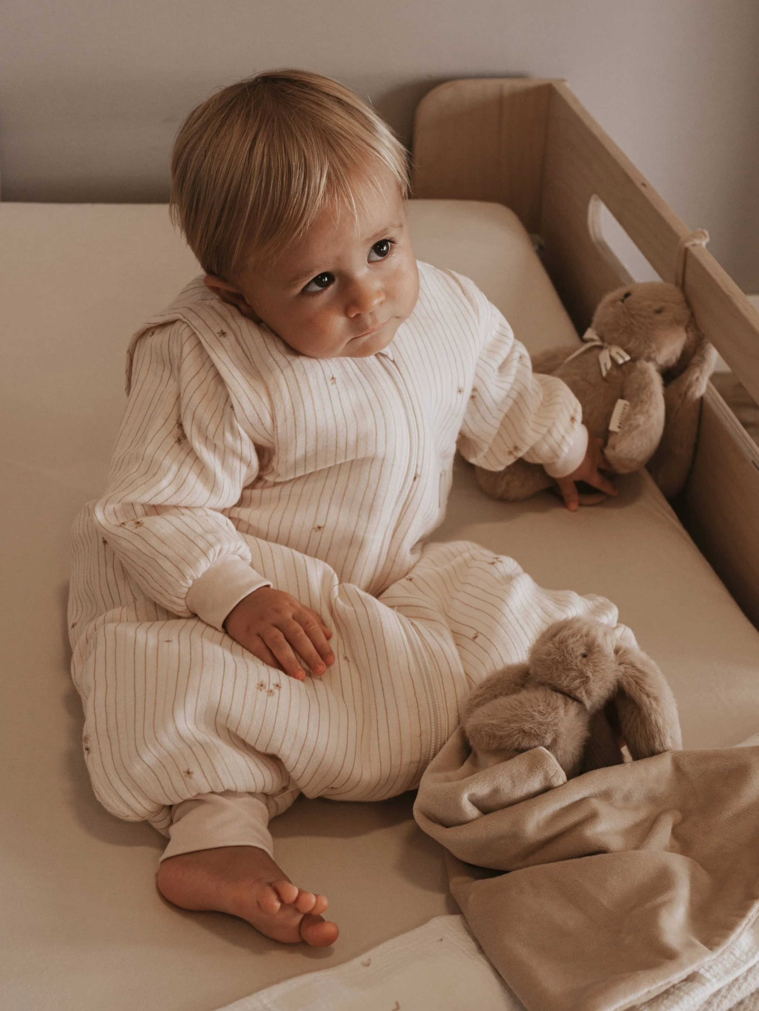 Sacco nanna neonato Mini 6-18M - TOG 2.7 con maniche e piedini - FLOWERS STRIPE 533 - Image 5