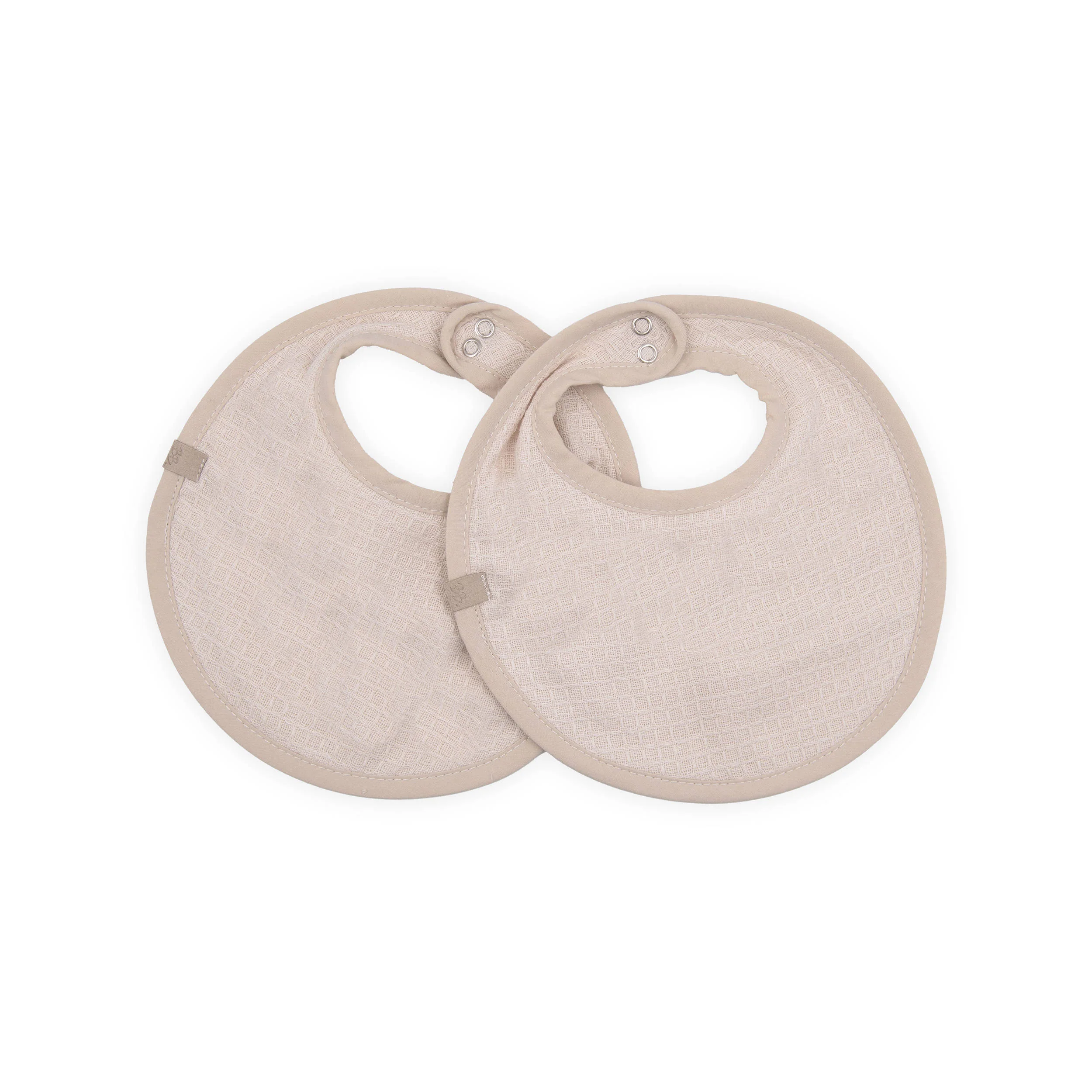 Set bavaglino Waffle 2 pezzi - MOCHA SAND 347