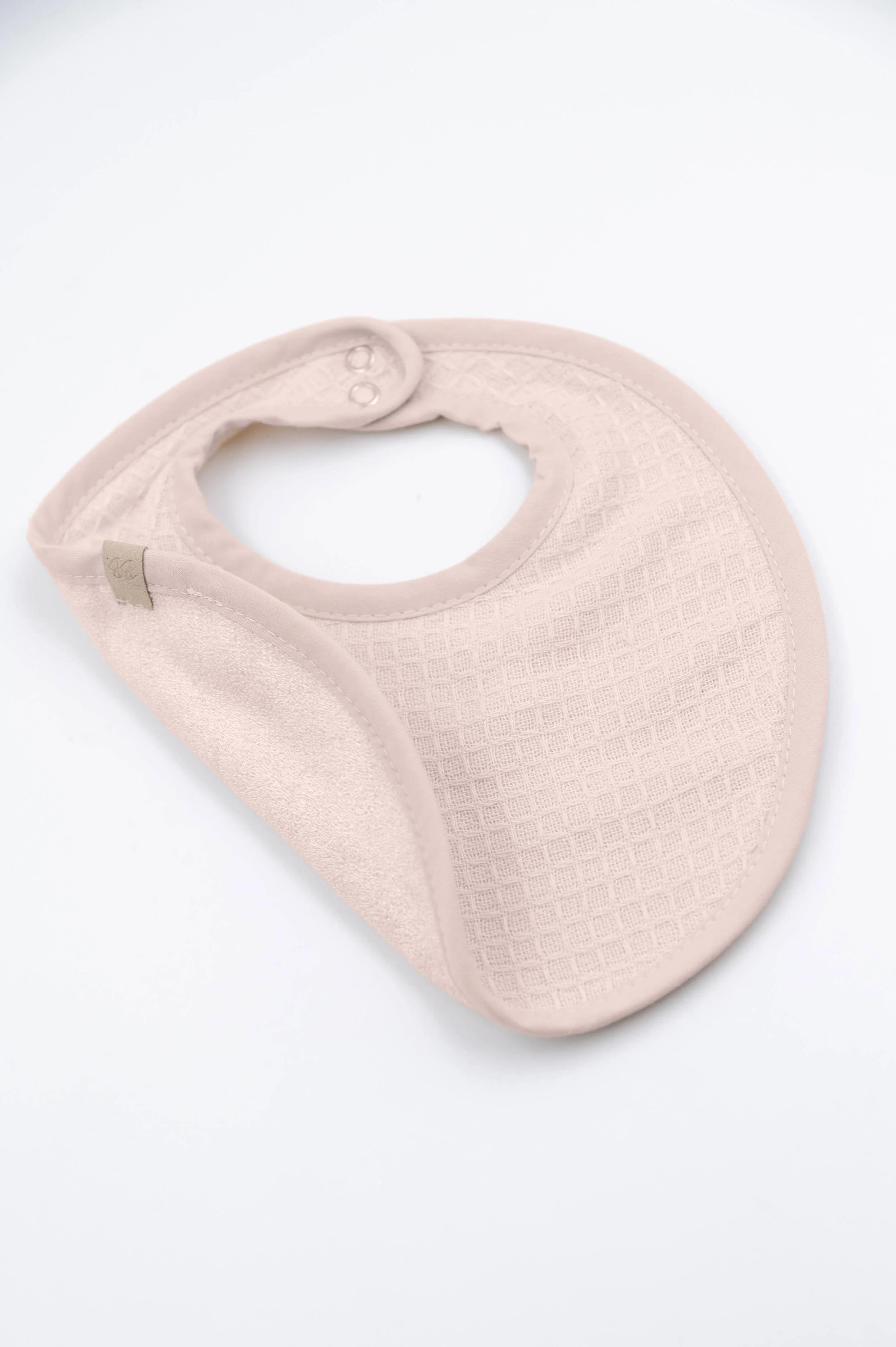 Set bavaglino Waffle 2 pezzi - VINTAGE PINK 341 - Image 3