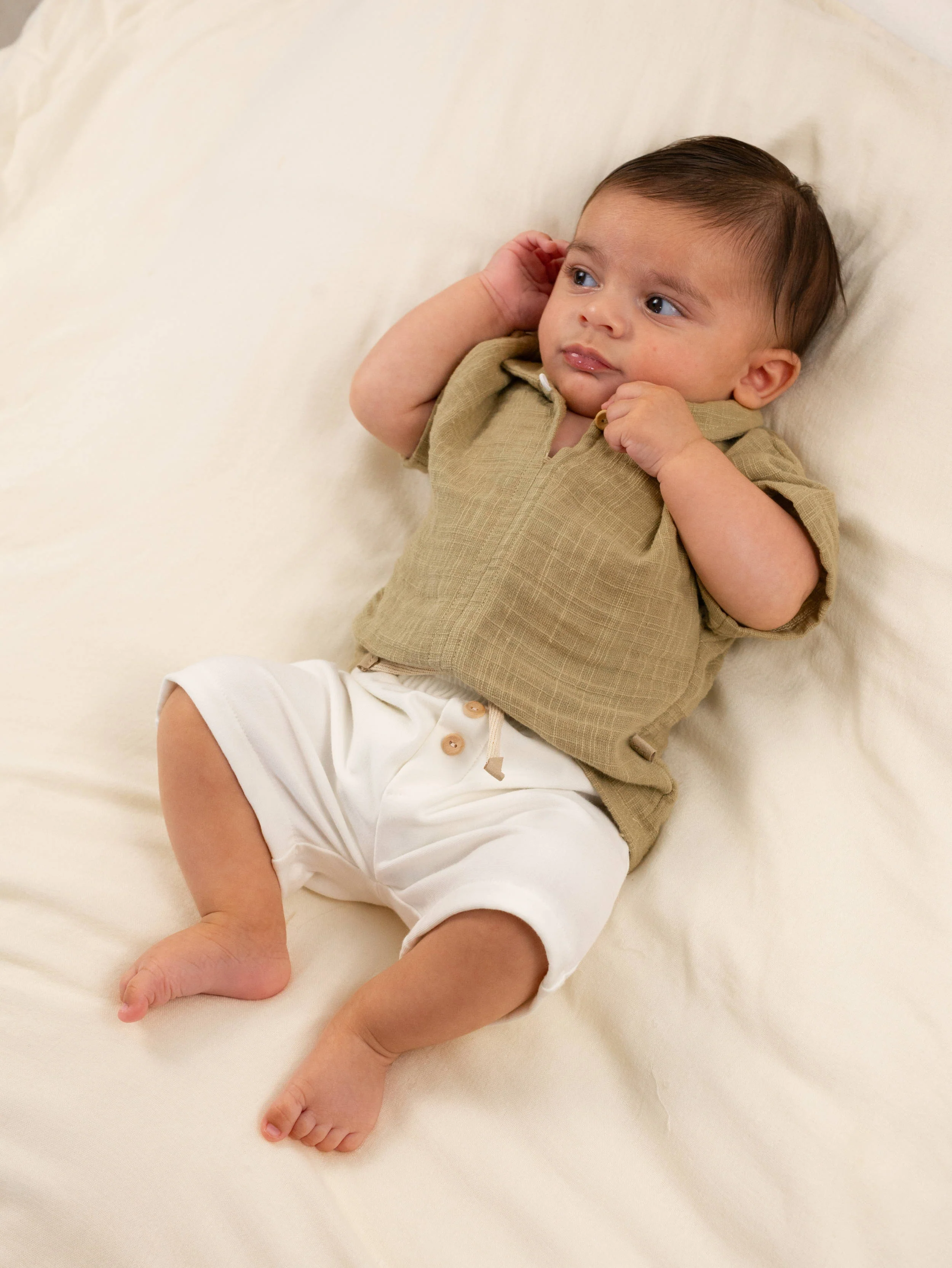 Shirt con colletto - MUSTARD 270 - Image 4