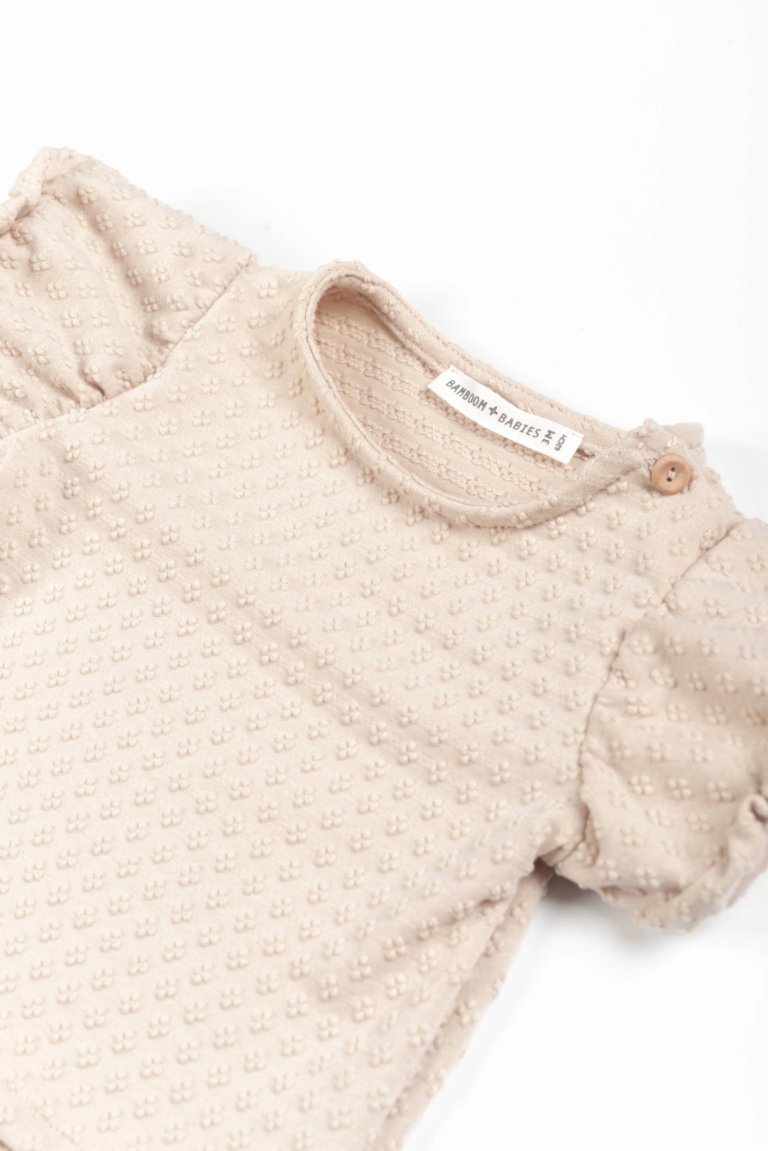 Shirt manica corta a palloncino - ALMOND CREAM 273 - Image 2