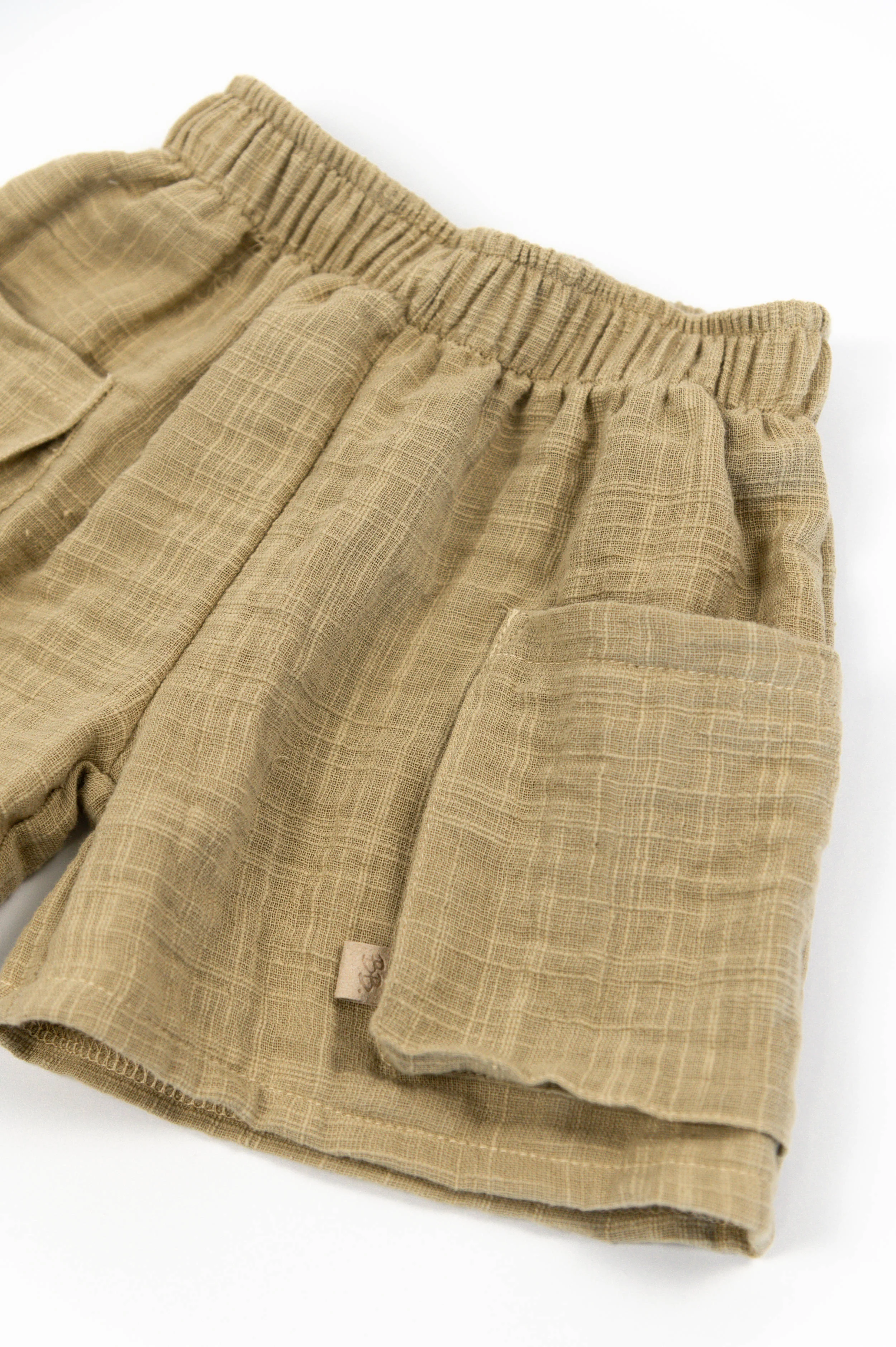 Short bimba con tasche - MUSTARD 270 - Image 3