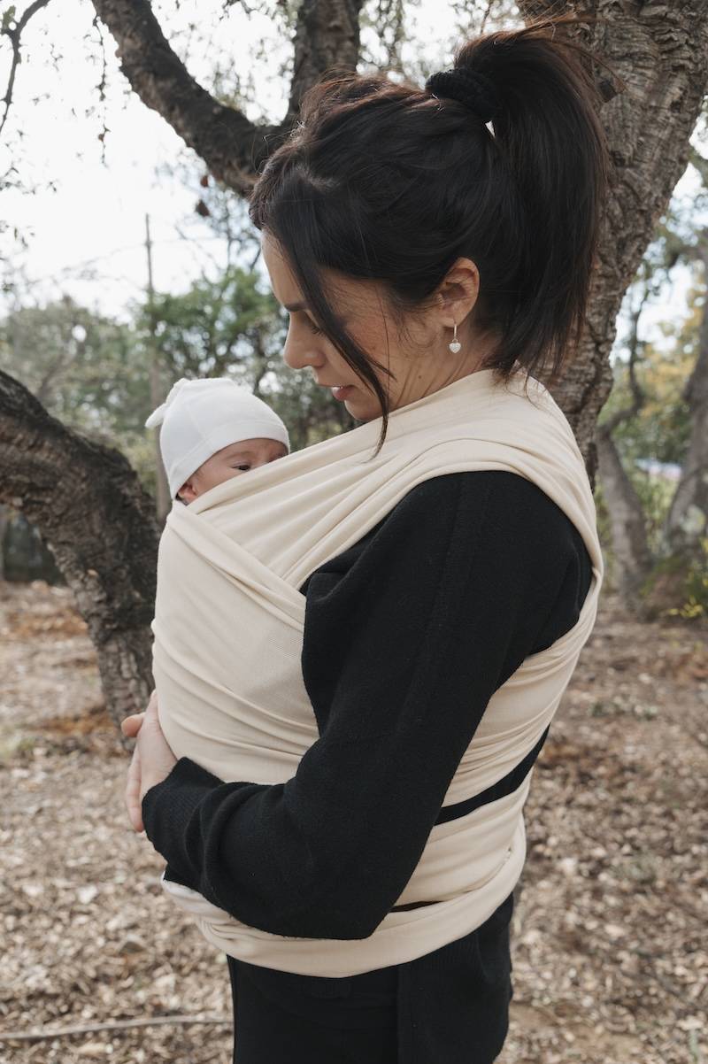 Sling Fascia porta bebe - BRAZILIAN SAND 319 - Image 4