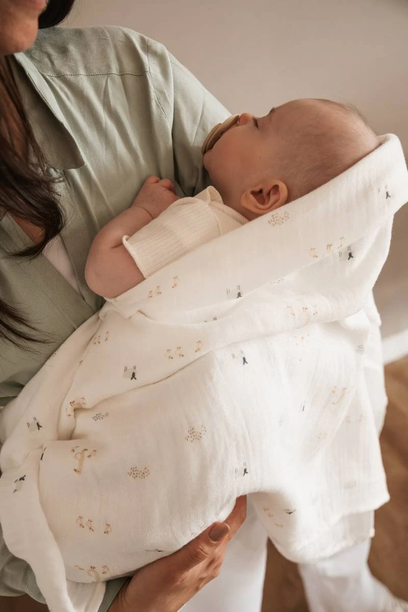 Swaddle M 3 pack 70x70cm - FARM BUDDIES 135 - Image 5
