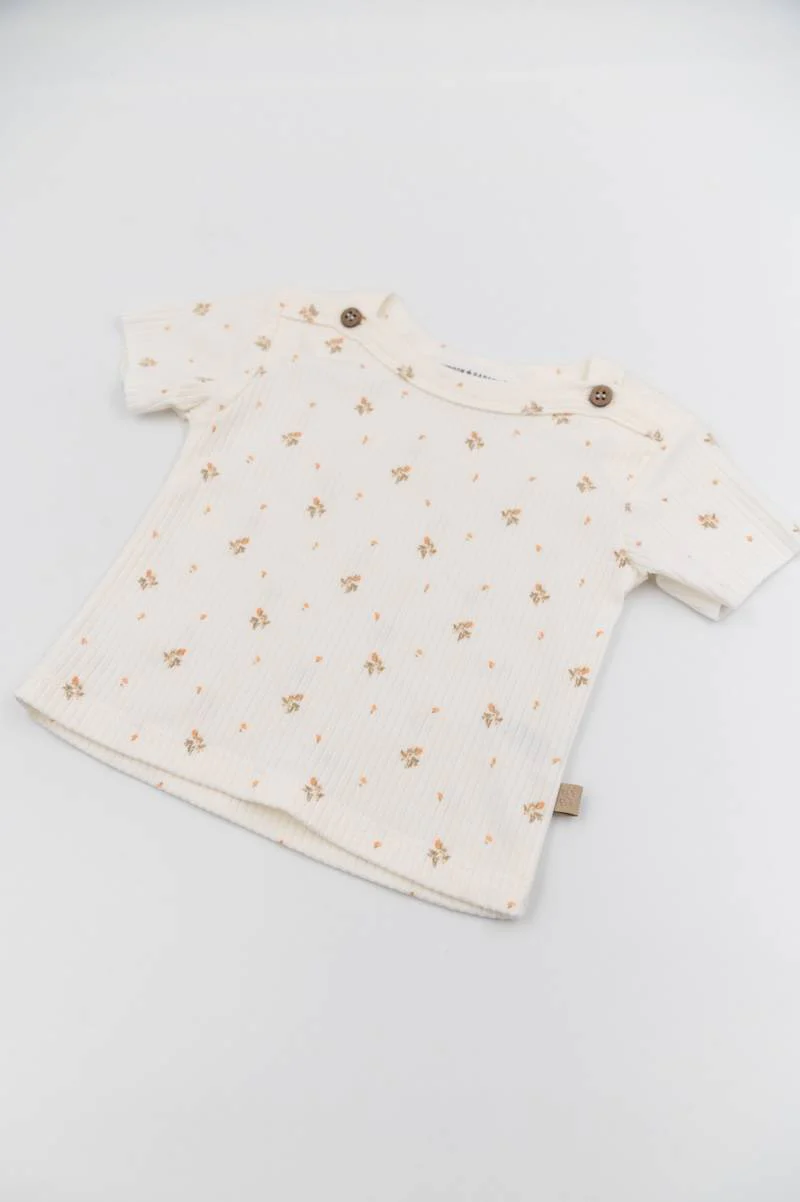 T-shirt a maniche corte con stampa - PRINT LILLA 421 - Image 2