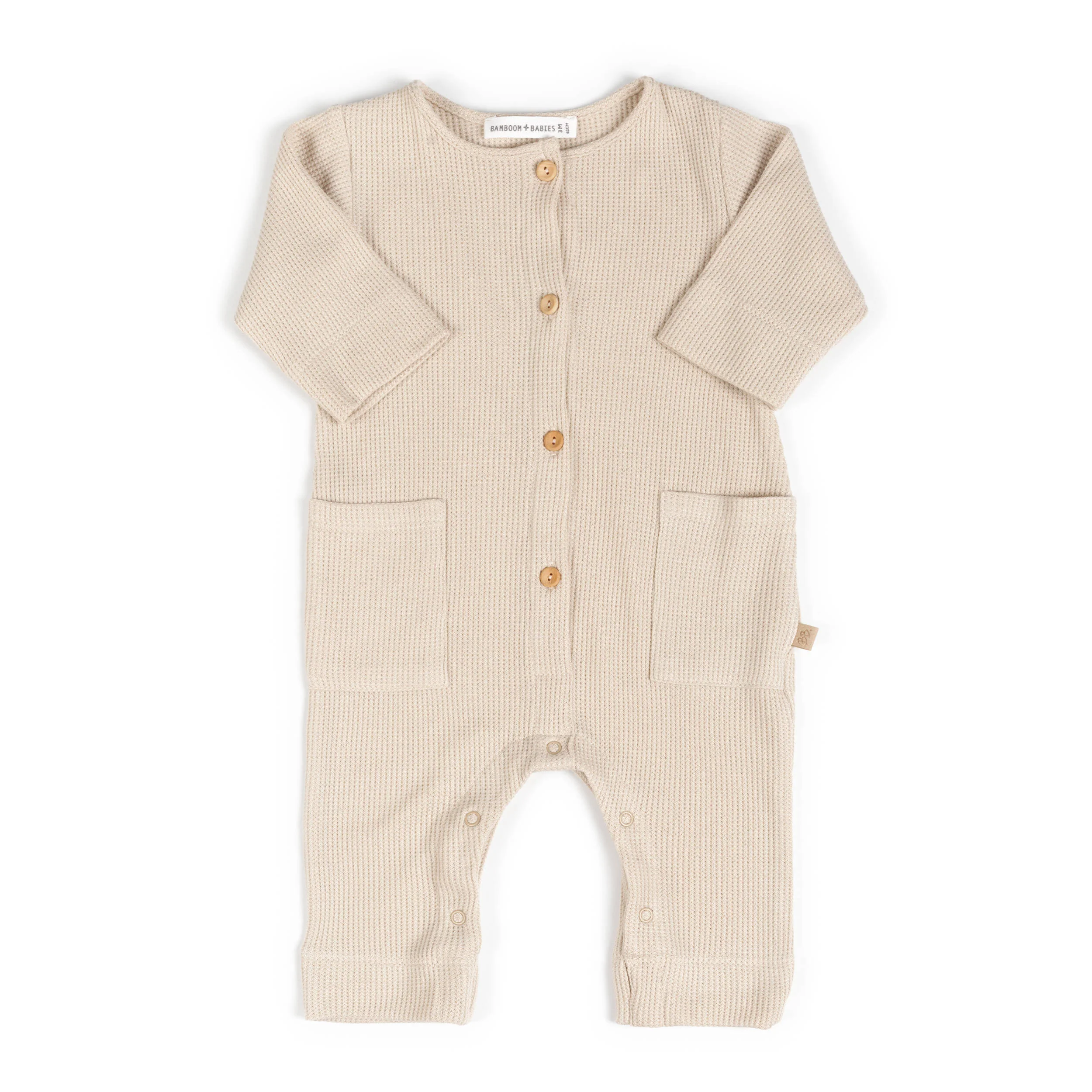 Tuta con tasche - ALMOND CREAM 273