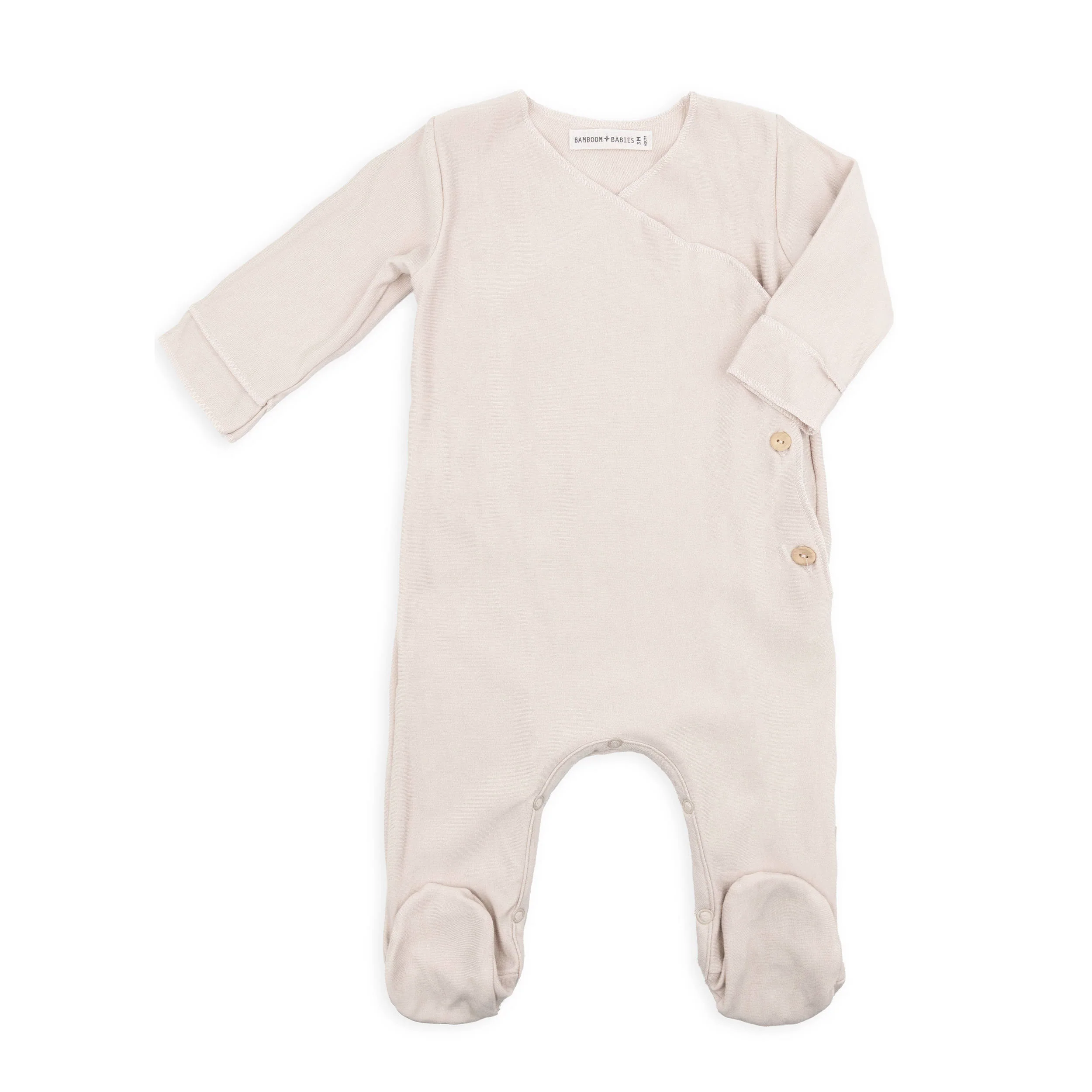 Tutina con piedi Pure - WARM WHITE 128